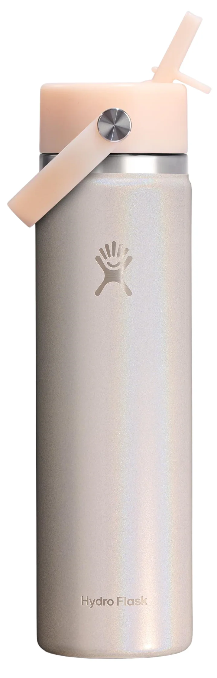 24oz Wide Flex Straw Glimmer Cream - Image 2