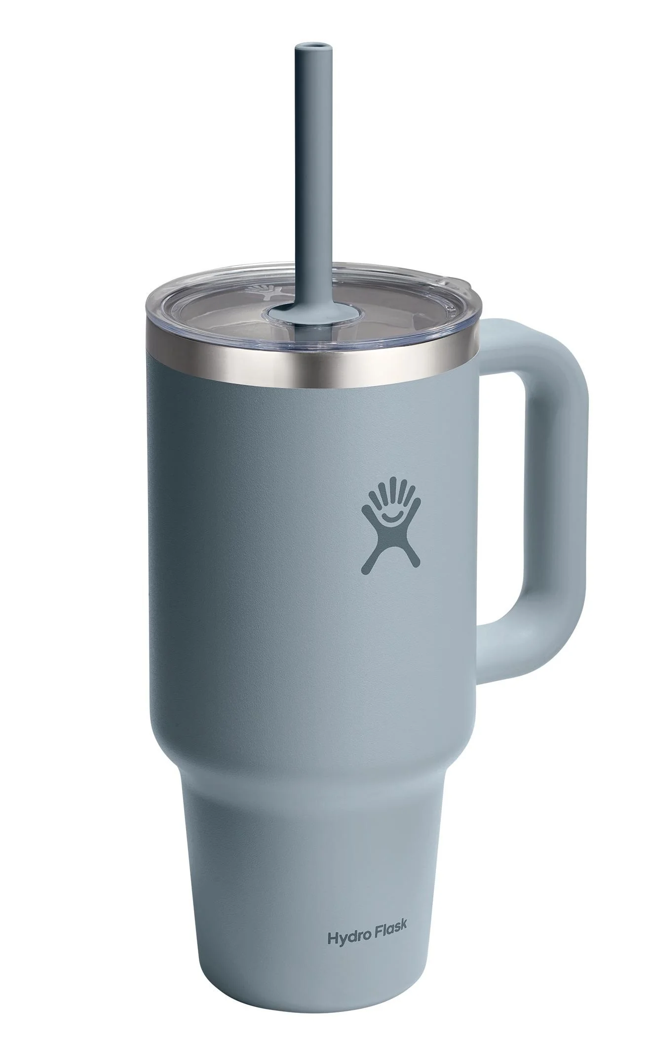 32oz Travel Tumbler Clear Lid Shale Gray - Image 3