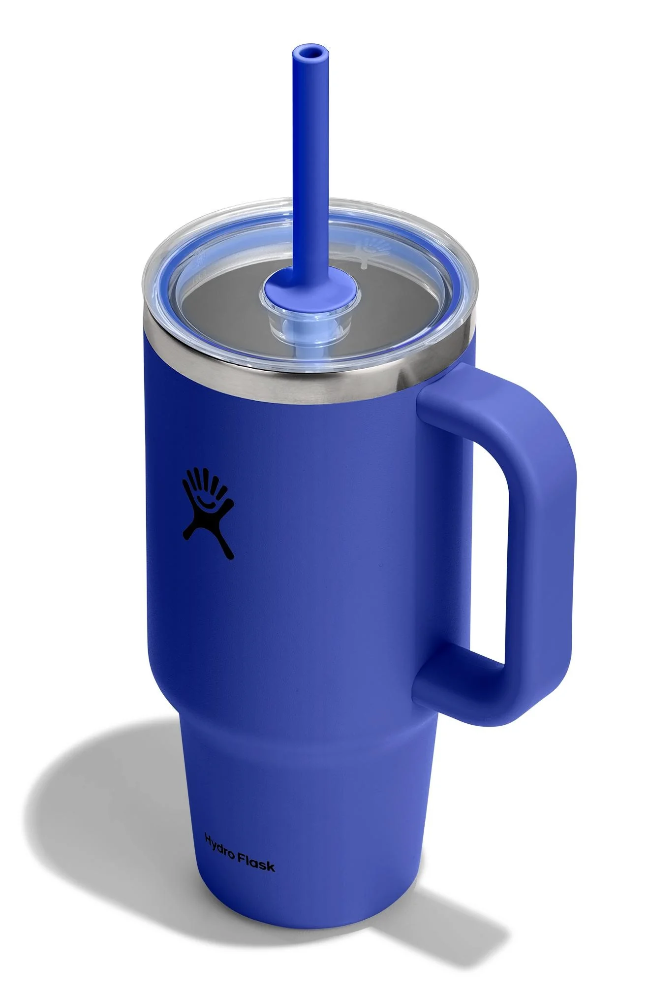 32oz Travel Tumbler Clear Lid Capri Blue - Image 2