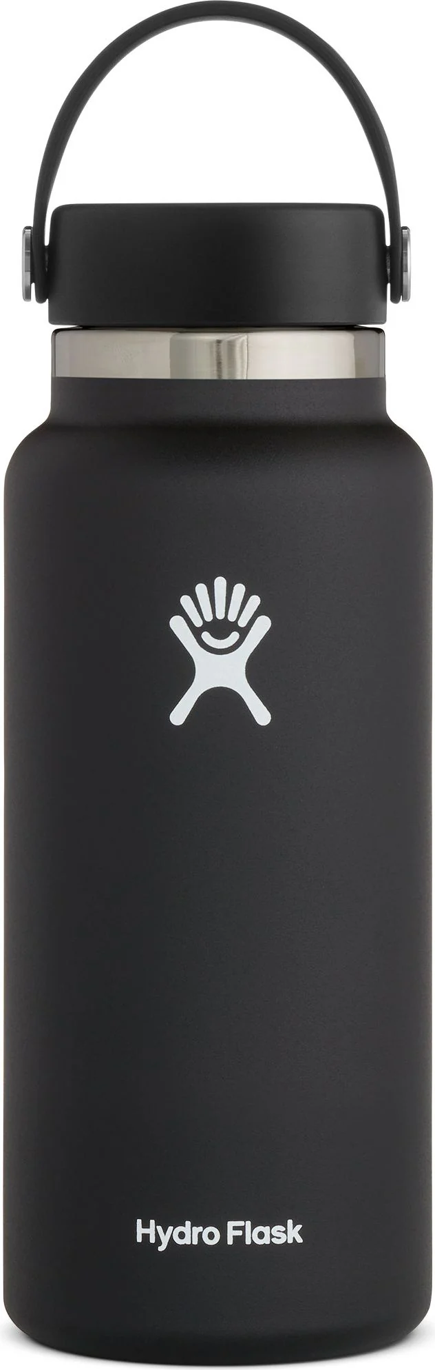 32oz Wide Flex Cap Black