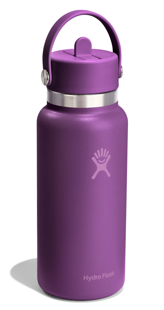 32oz Wide Flex Straw Cap Beachplum Purple - Image 2