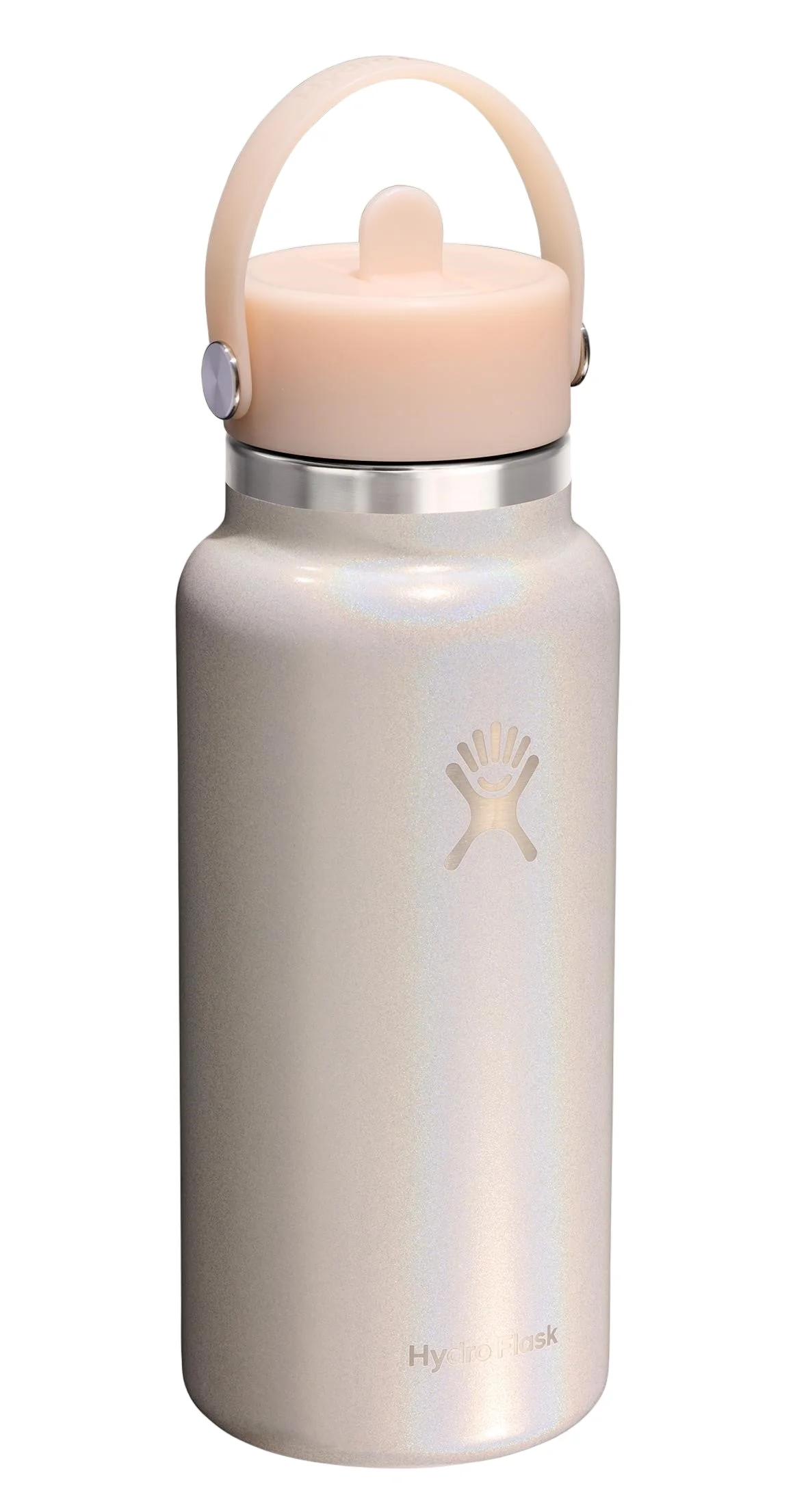 32oz Wide Flex Straw Glimmer Cream - Image 2