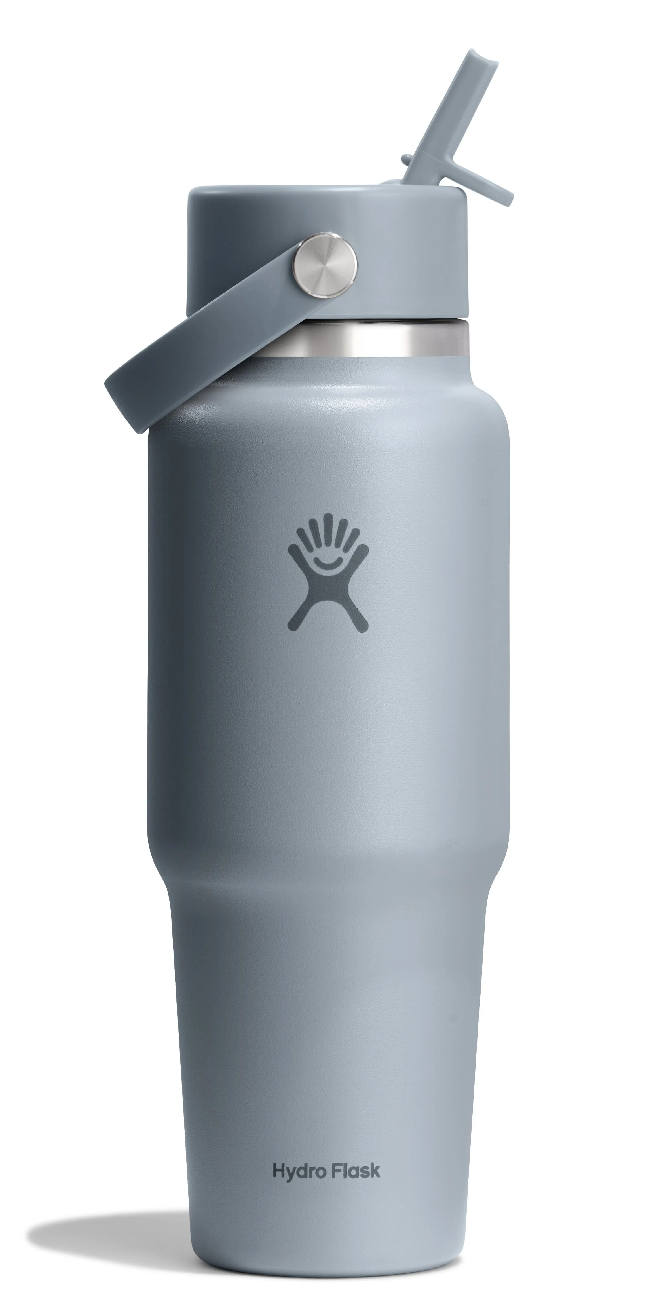 32oz Wide Flex Straw Travel Bottle Shale Gray - Image 2