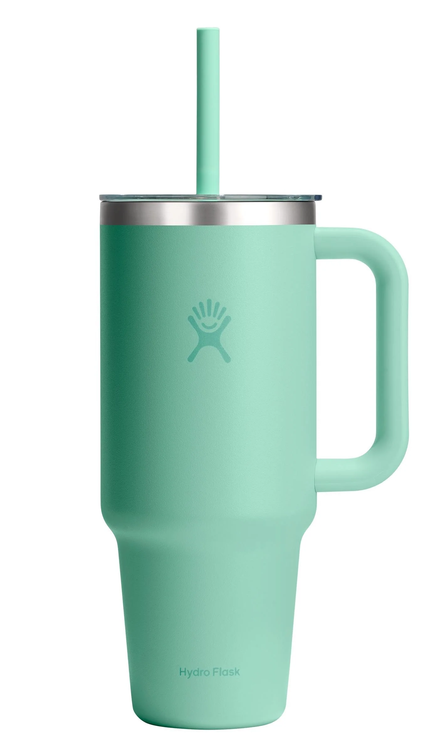 40oz Travel Tumbler Clear Lid Mermaid Green