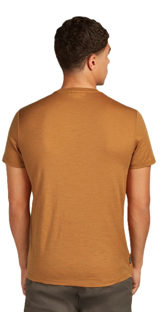 Mens Merino 150 Tech Lite SS Tee Skiing Yeti Trail - Image 2