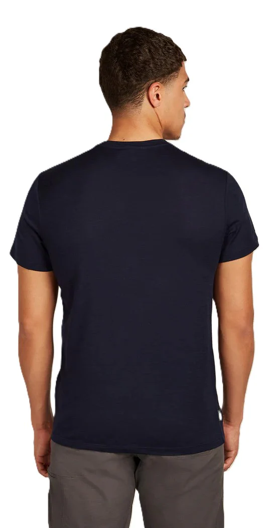 Mens Merino 150 Tech Lite SS Tee Bear Tour Midnight Navy - Image 2