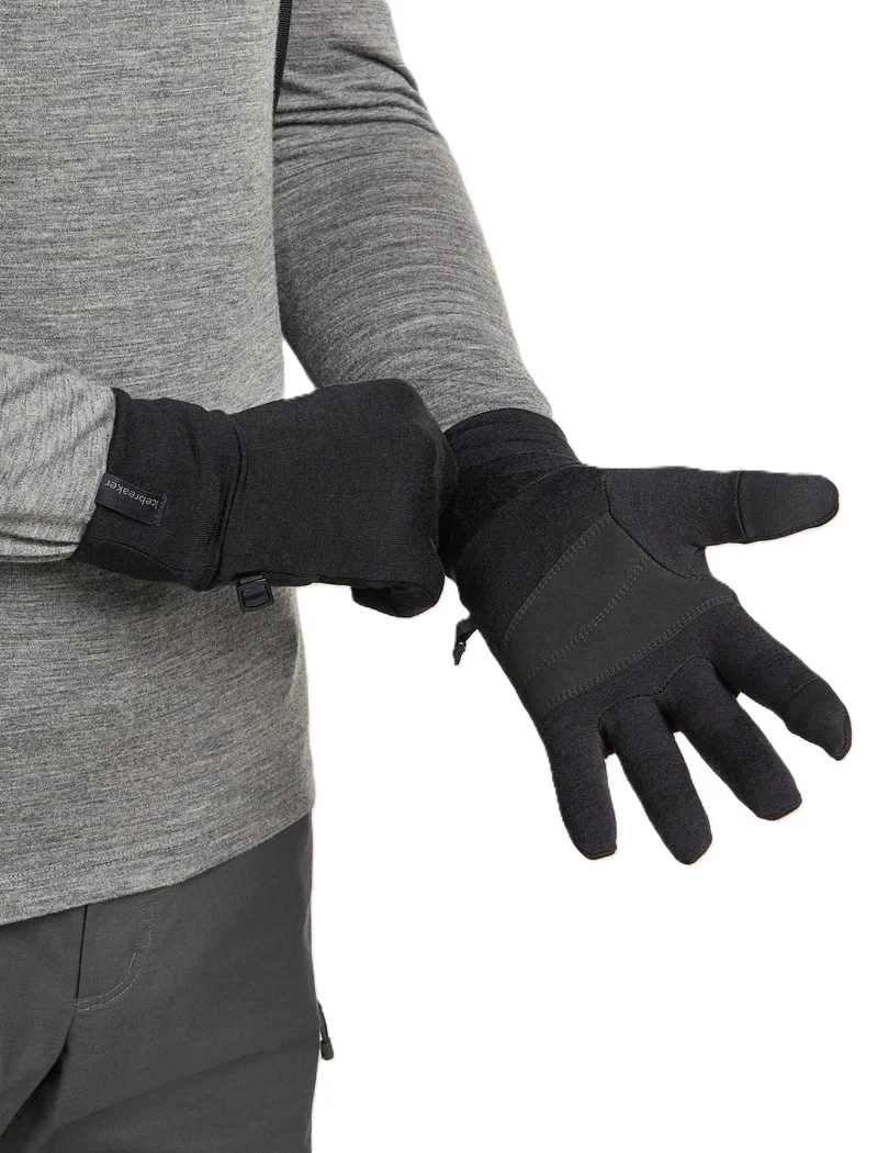 Unisex Merino 360 Sierra Gloves Black - Image 2