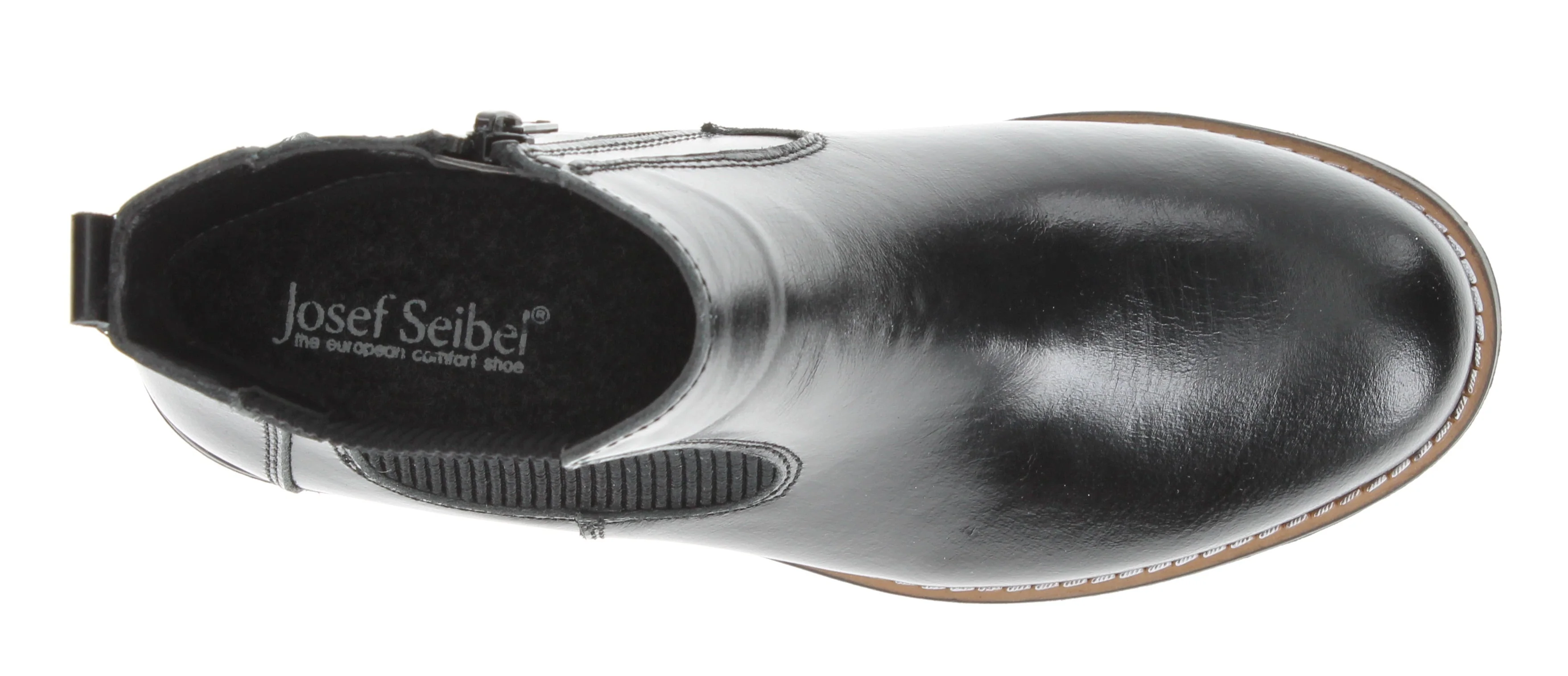 Berlina 01 Black Textured Leather - Image 3