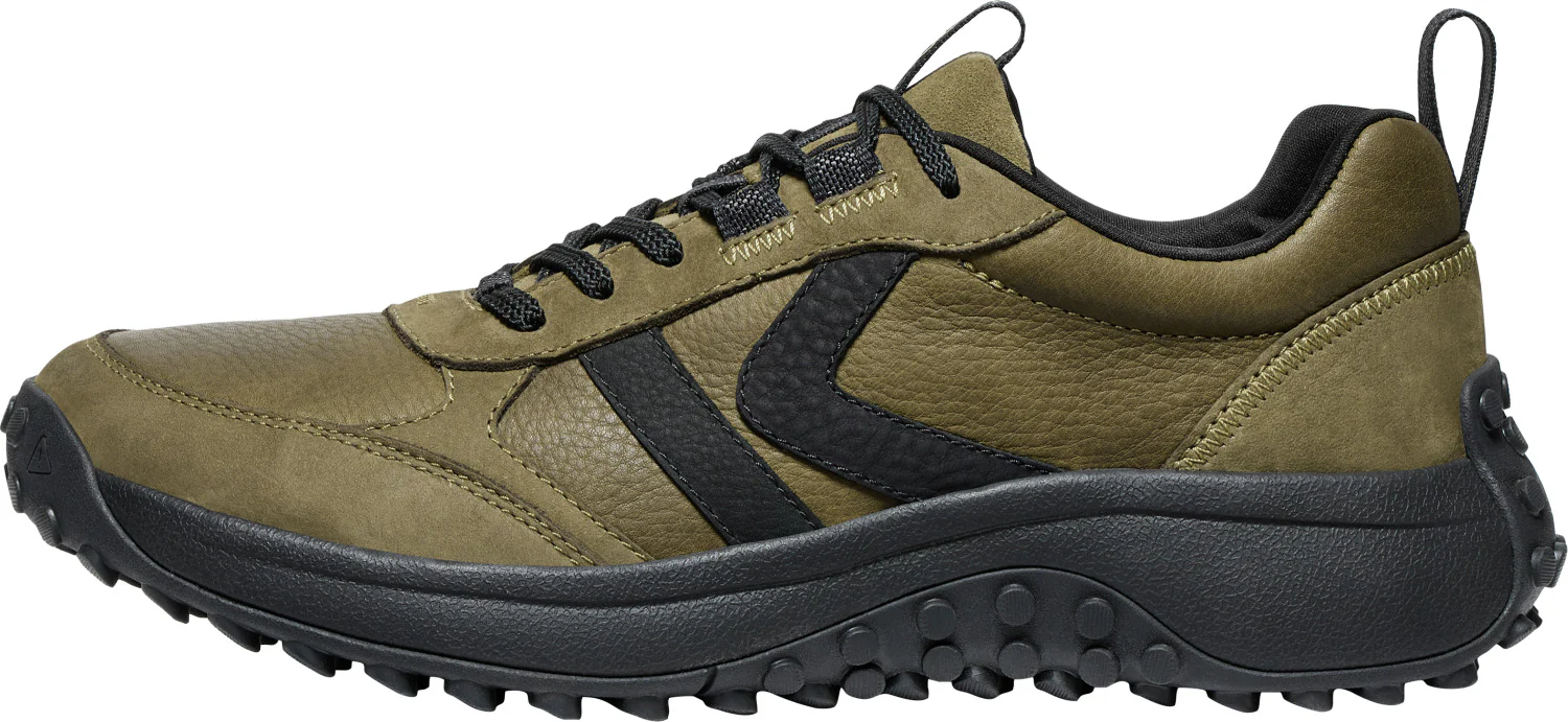 Mens KS86 Leather Dark Olive - Image 3