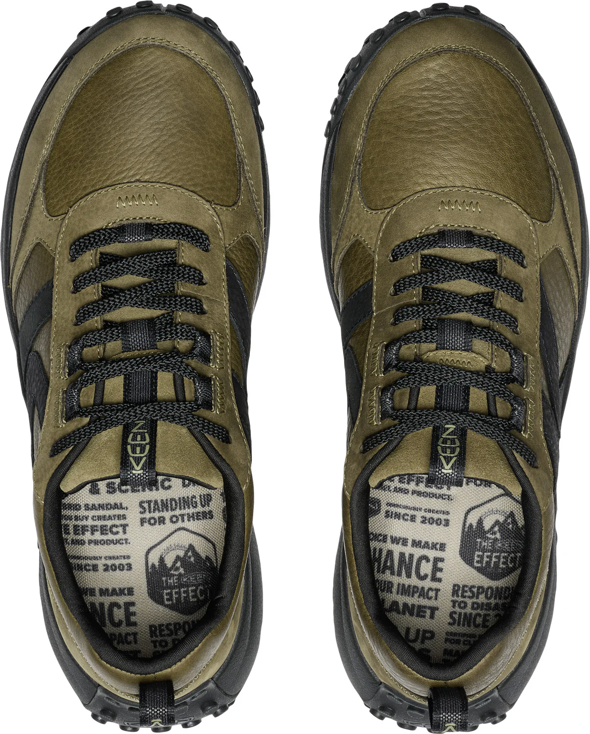 Mens KS86 Leather Dark Olive - Image 5