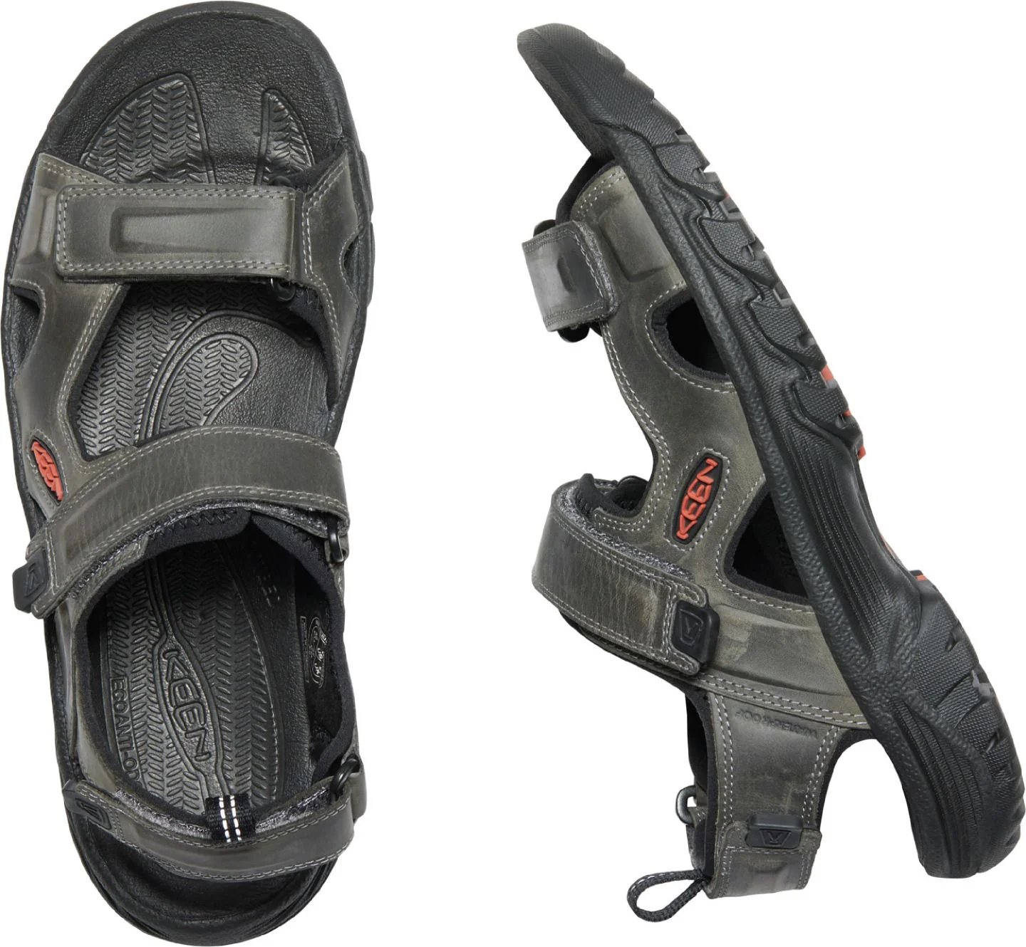 Men's Targhee III Open Toe Sandal Grey - Image 5