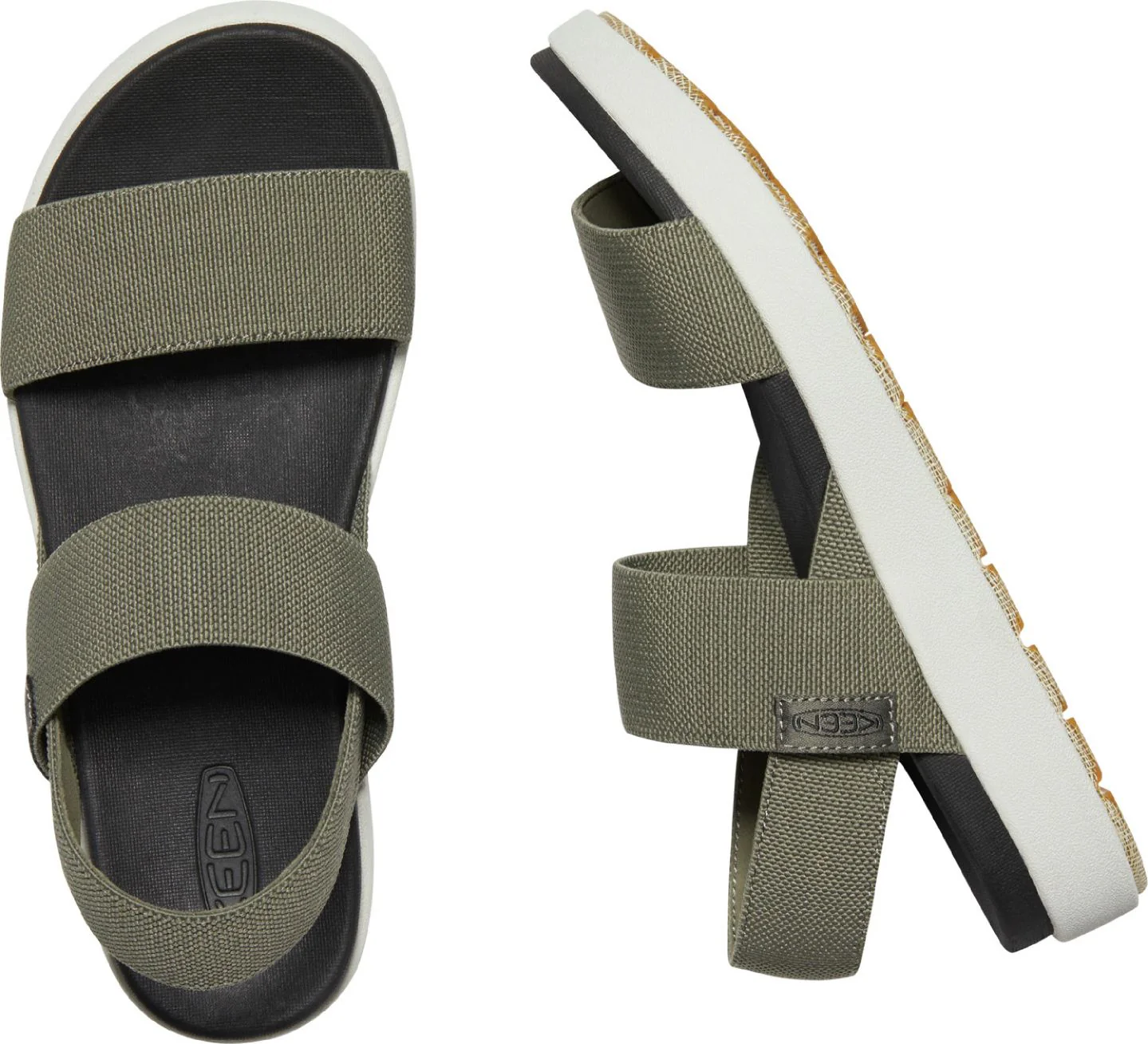 Women's Elle Backstrap Dusty Olive - Image 3