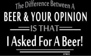 T-shirt Beer And Your Opinion - Image 2