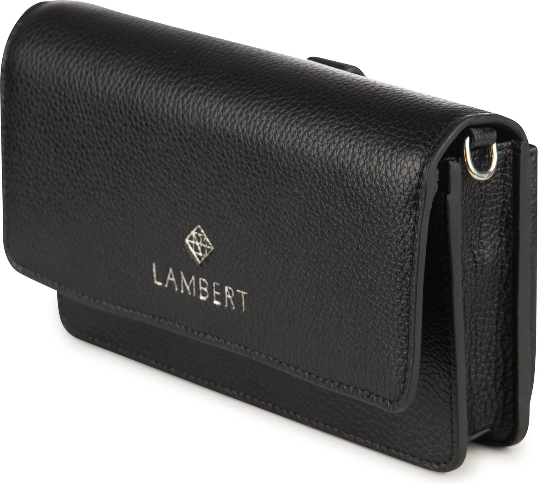 2 In 1 Wallet Crossbody SLG Black Pebble - Image 3