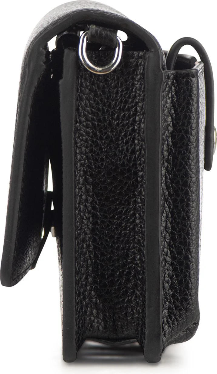 2 In 1 Wallet Crossbody SLG Black Pebble - Image 4