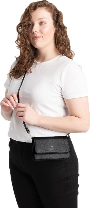 2 In 1 Wallet Crossbody SLG Black Pebble - Image 5