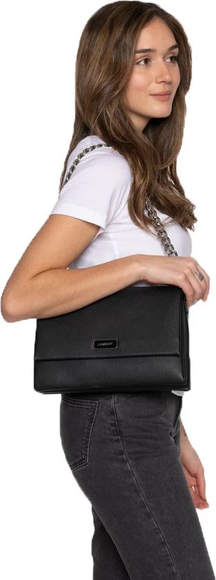 3 In 1 Crossbody Shoulder Bag Black Pebble - Image 5
