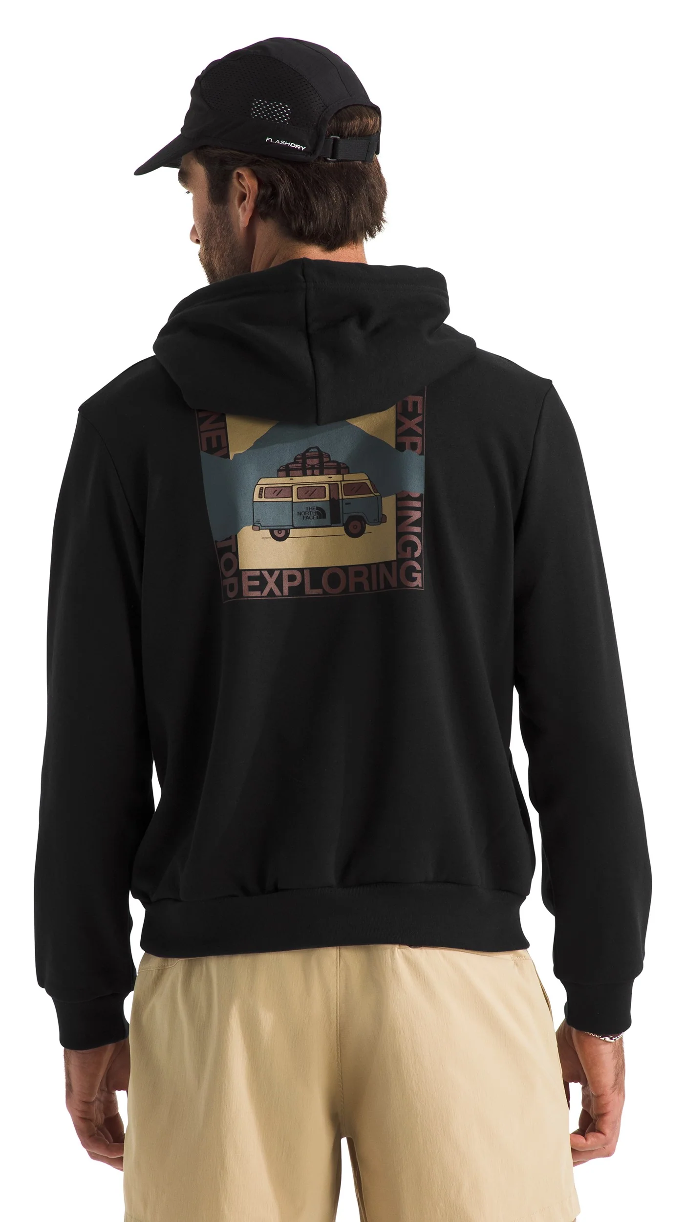 Men's Escape The City Regular Hoodie TNF Black - Image 2