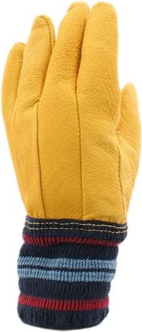 Mens Pigskin Roper Glove Wheat