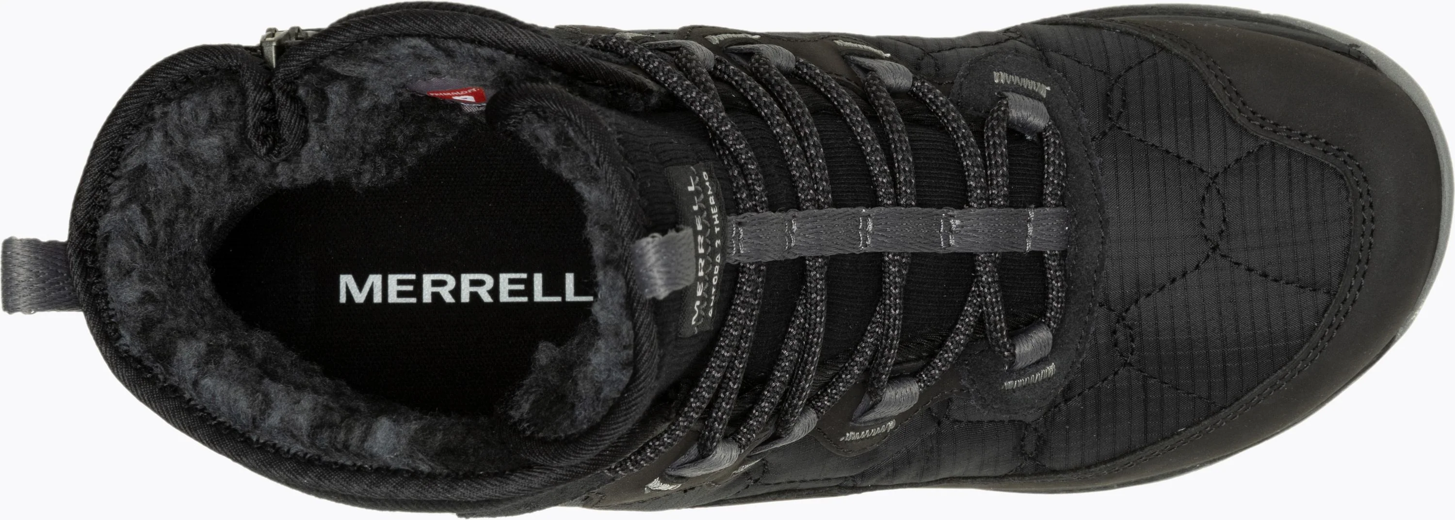 Women's Antora 3 Thermo Mid Zip WP Black - Image 3