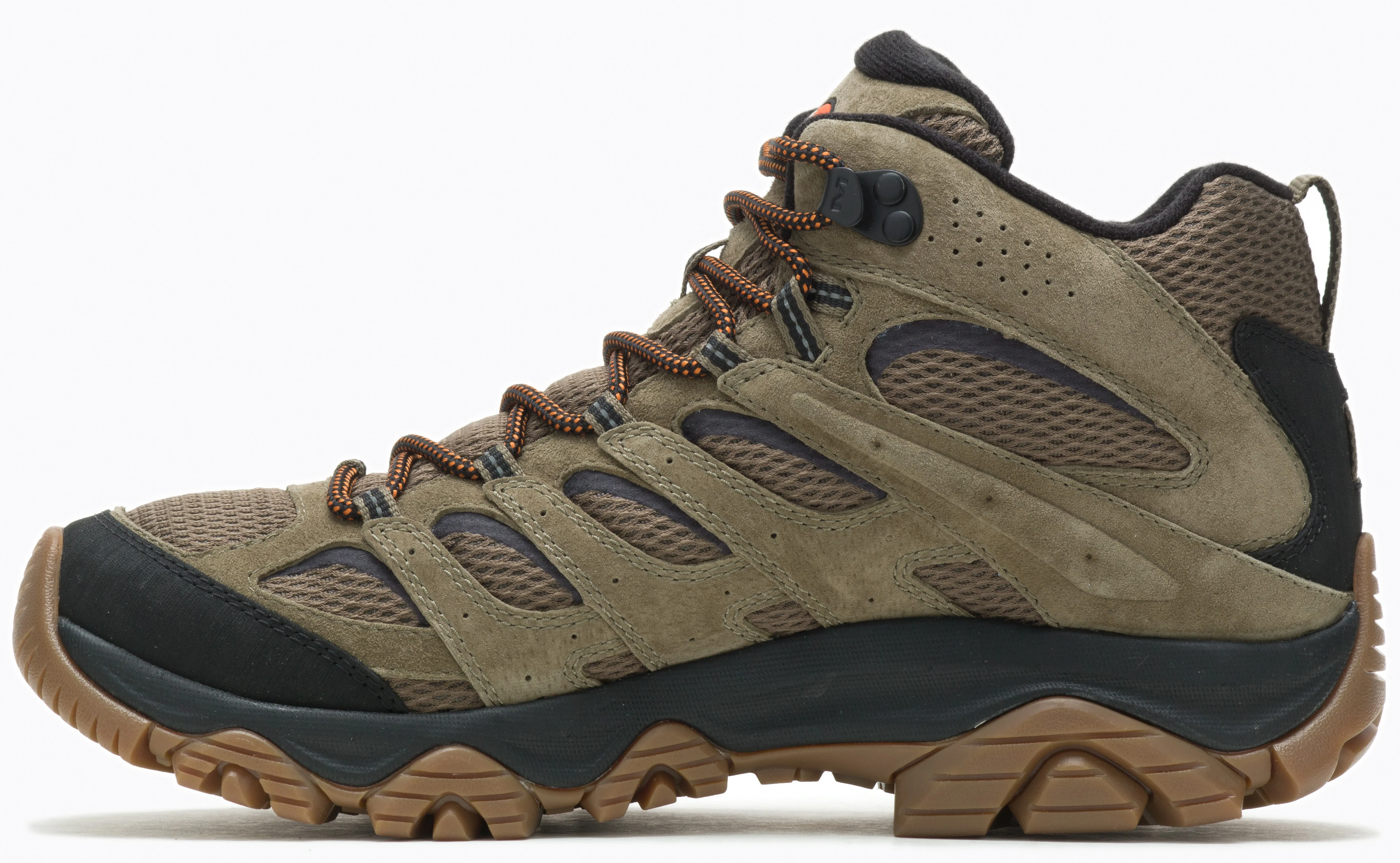 Men's Moab 3 Mid WP - Olive - Gum-wide - Image 3