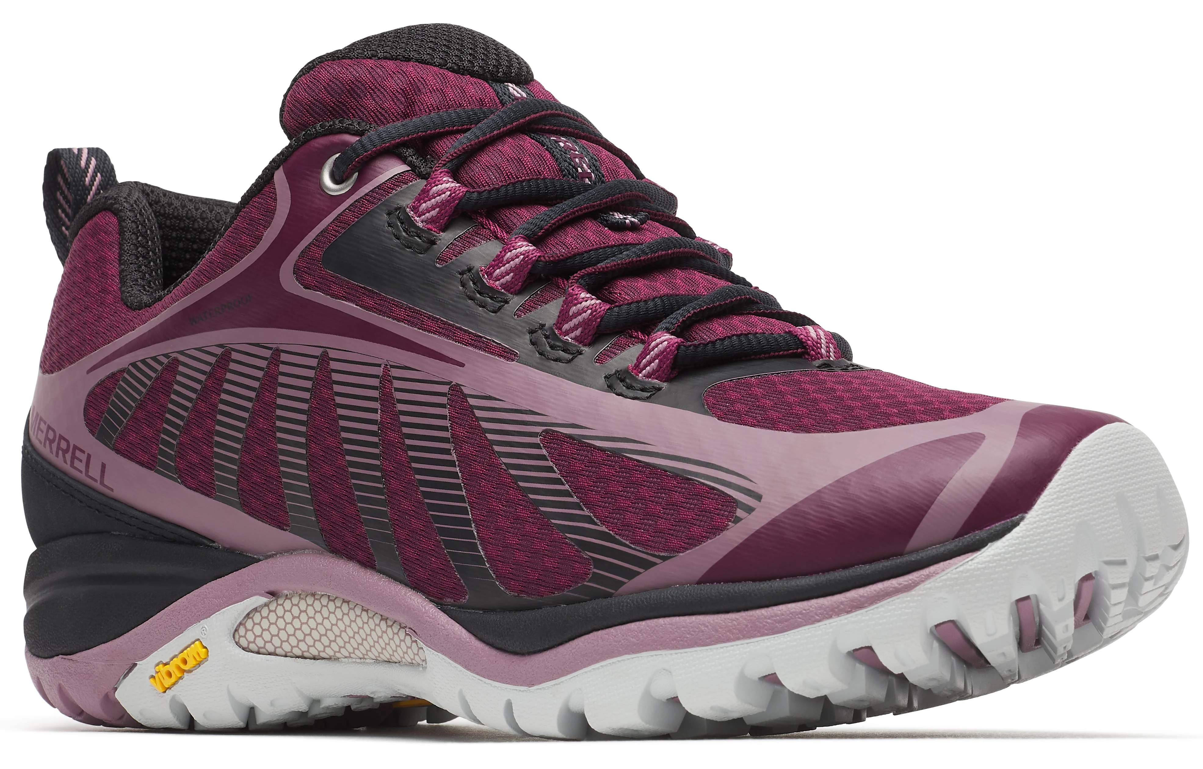 Women's Siren Edge 3 WP - Black - Crimson-wide