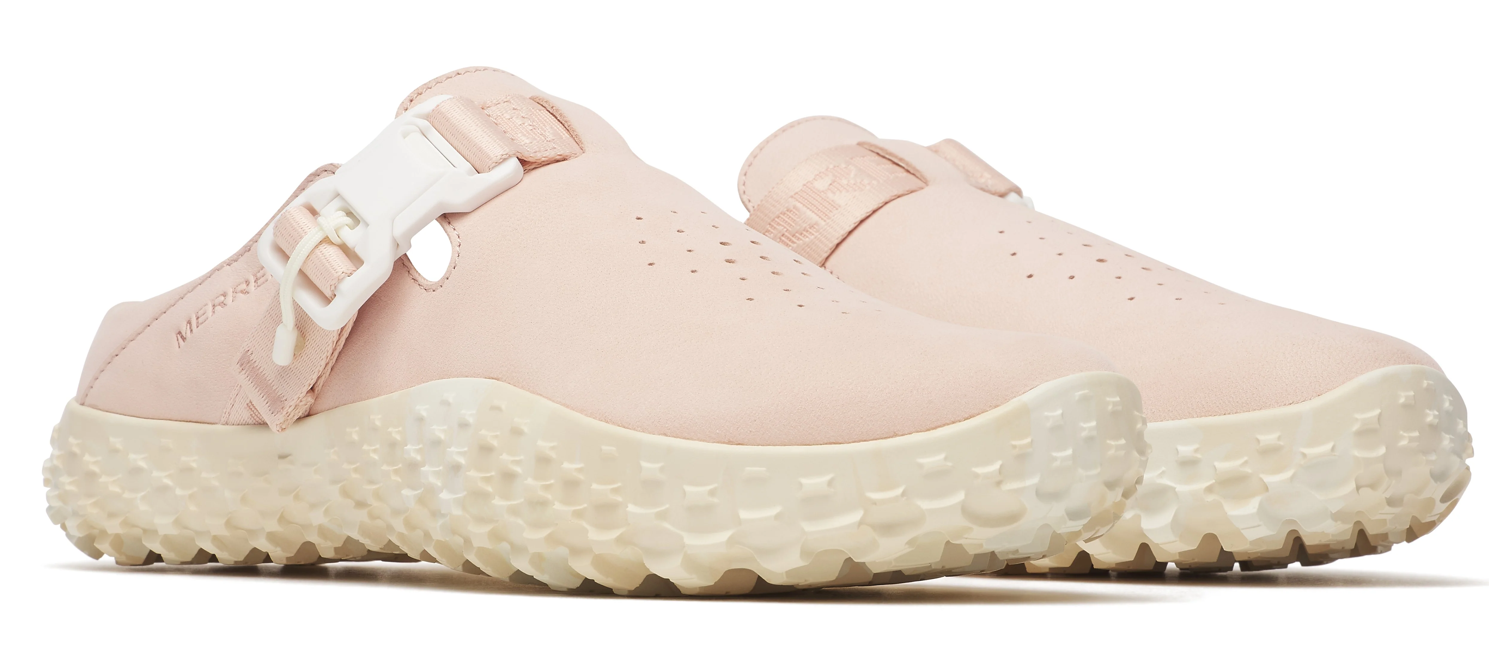 Women's Wrapt Slide Nubuck Pink Salt - Image 3