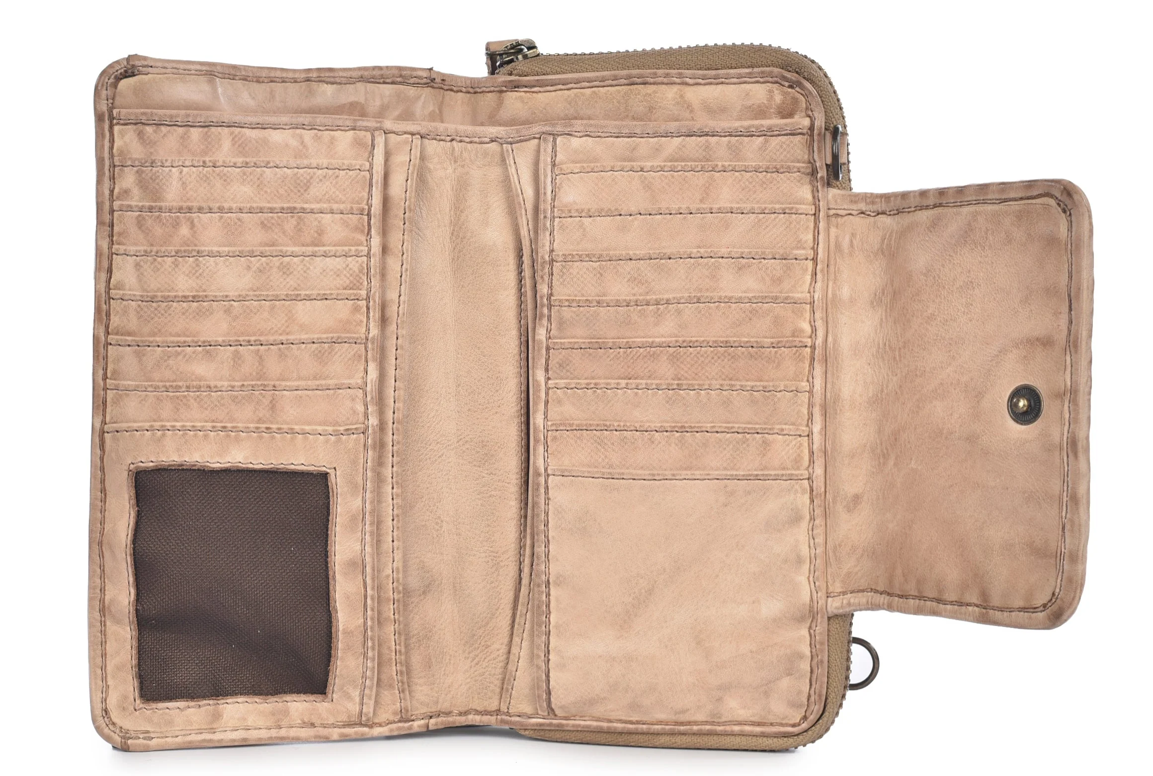 Lusso X-body Wallet Bag Taupe - Image 2