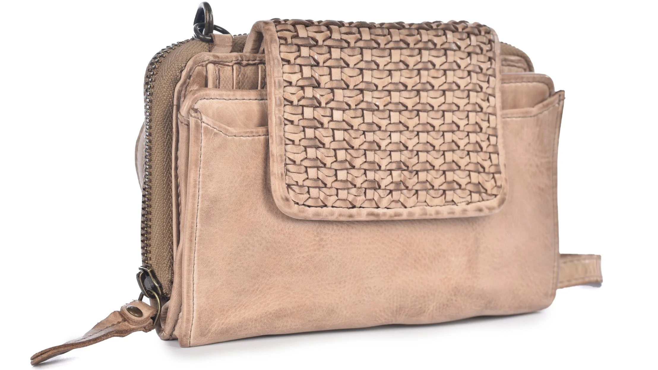 Lusso X-body Wallet Bag Taupe - Image 3