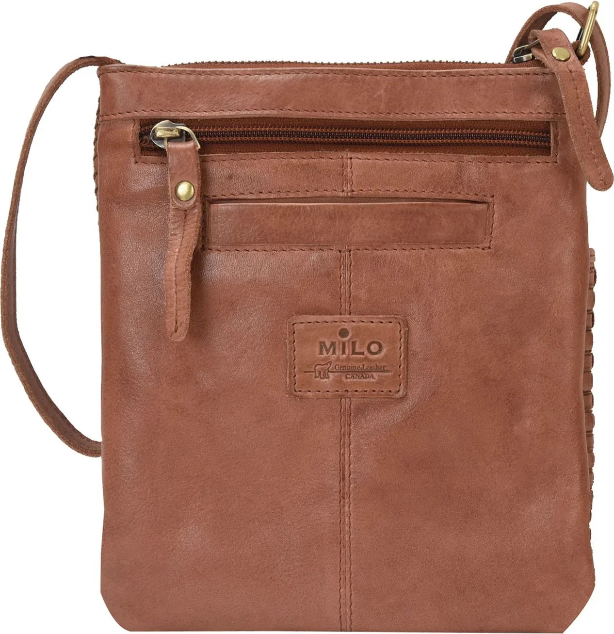 Pixie Woven Crossbody Tan - Image 2