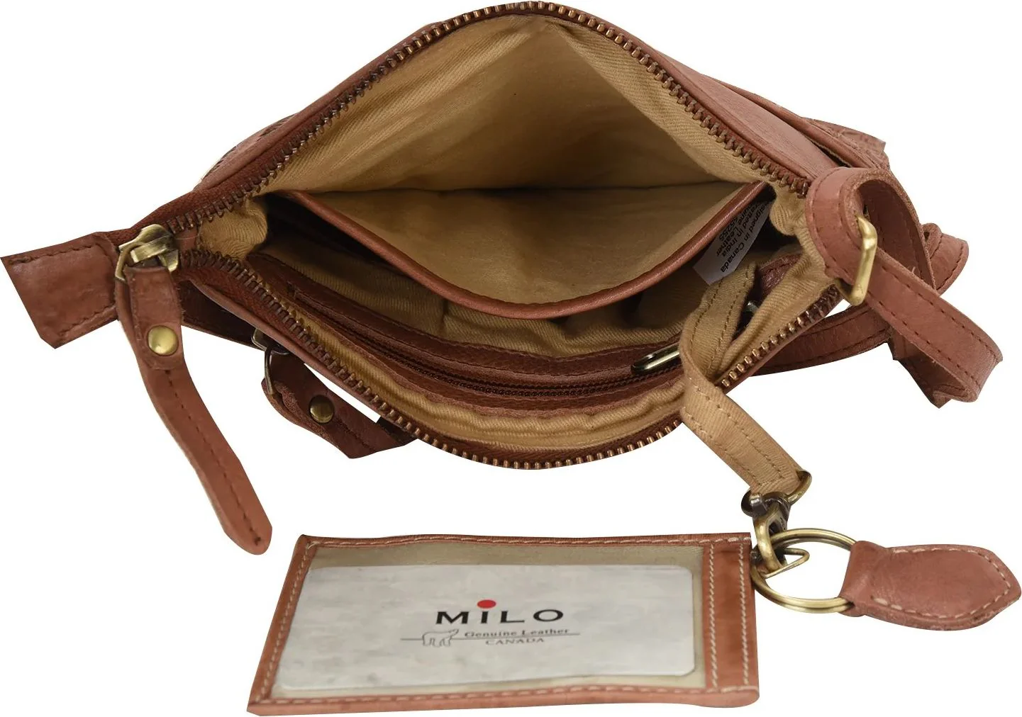Pixie Woven Crossbody Tan - Image 3
