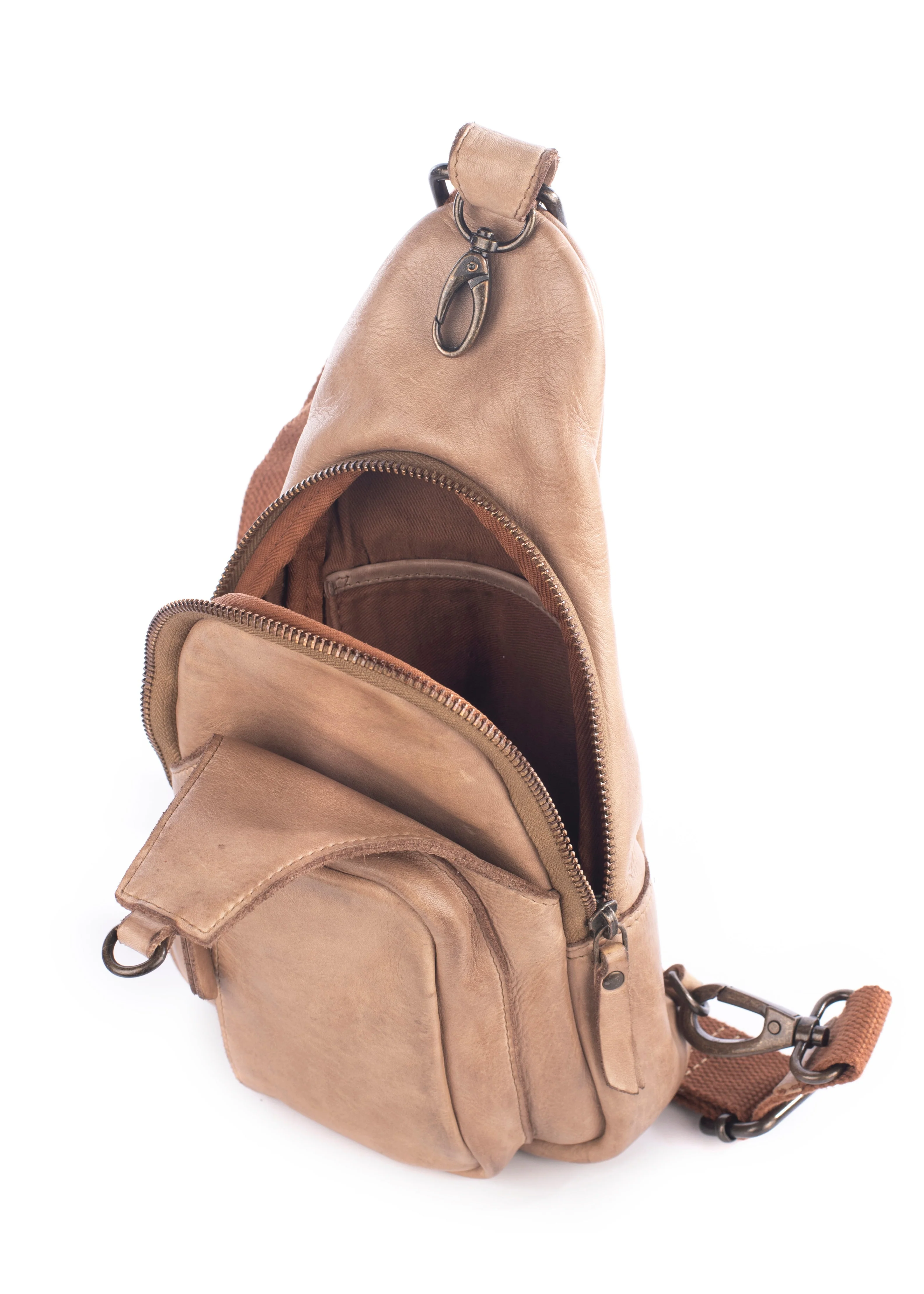 Serena Cross Body Bag Taupe - Image 3