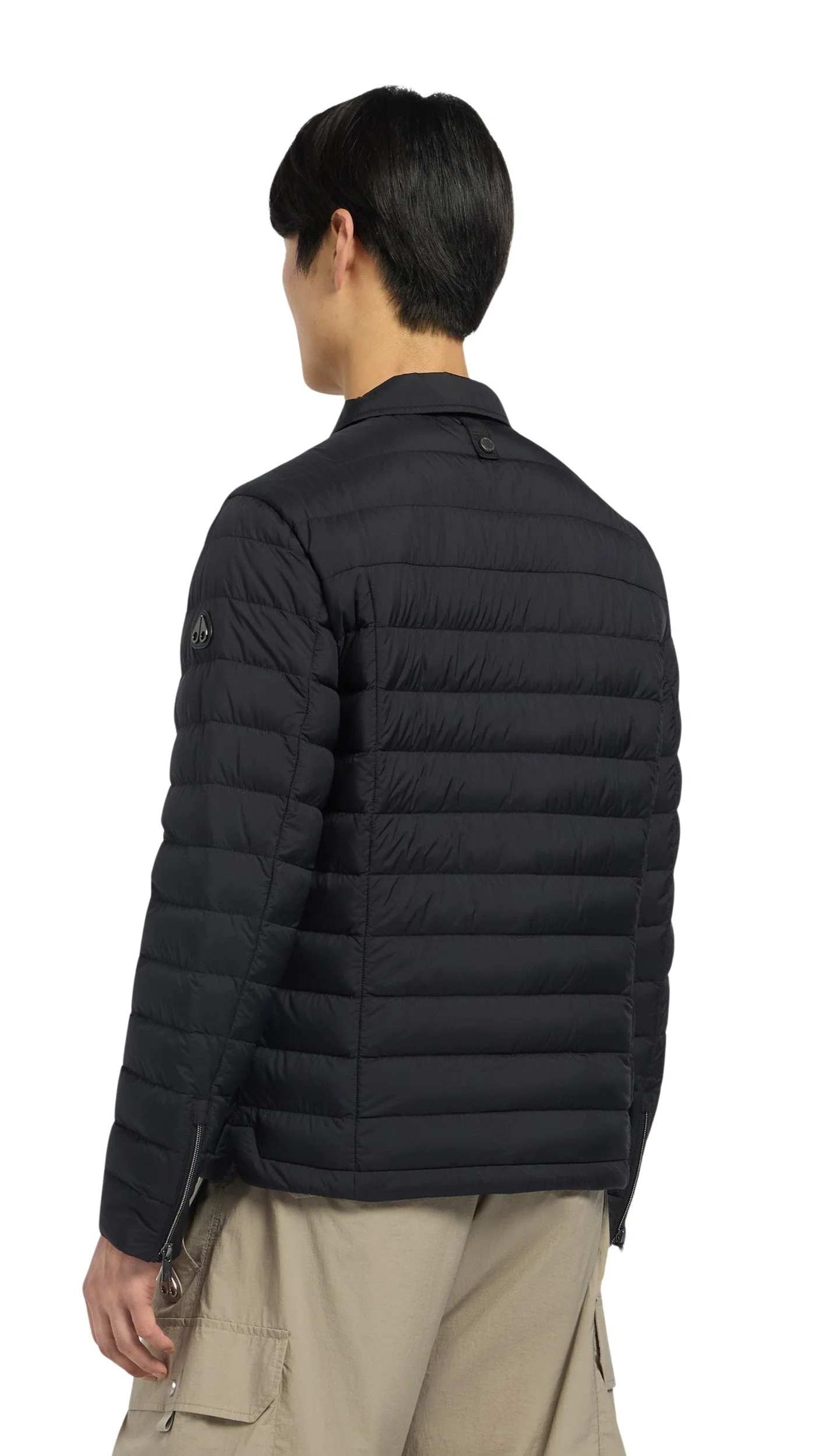 Air Down Ashton Shirt Jacket Black - Image 2