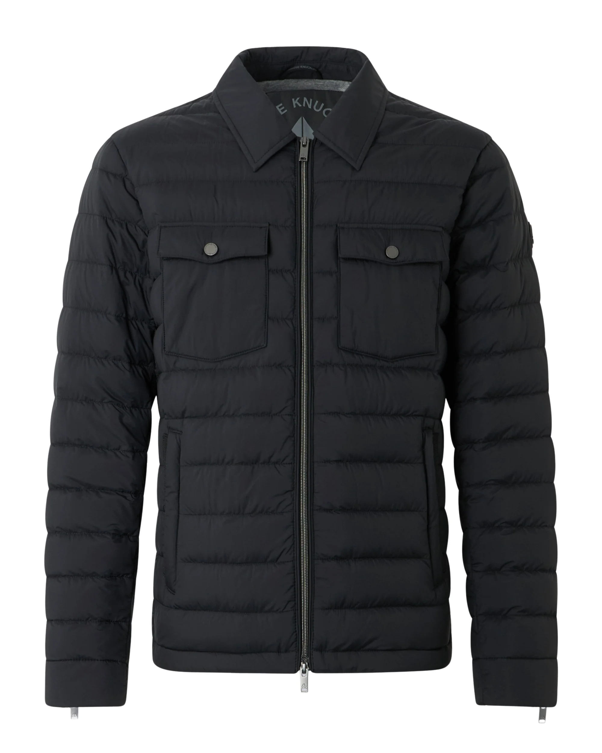 Air Down Ashton Shirt Jacket Black - Image 4