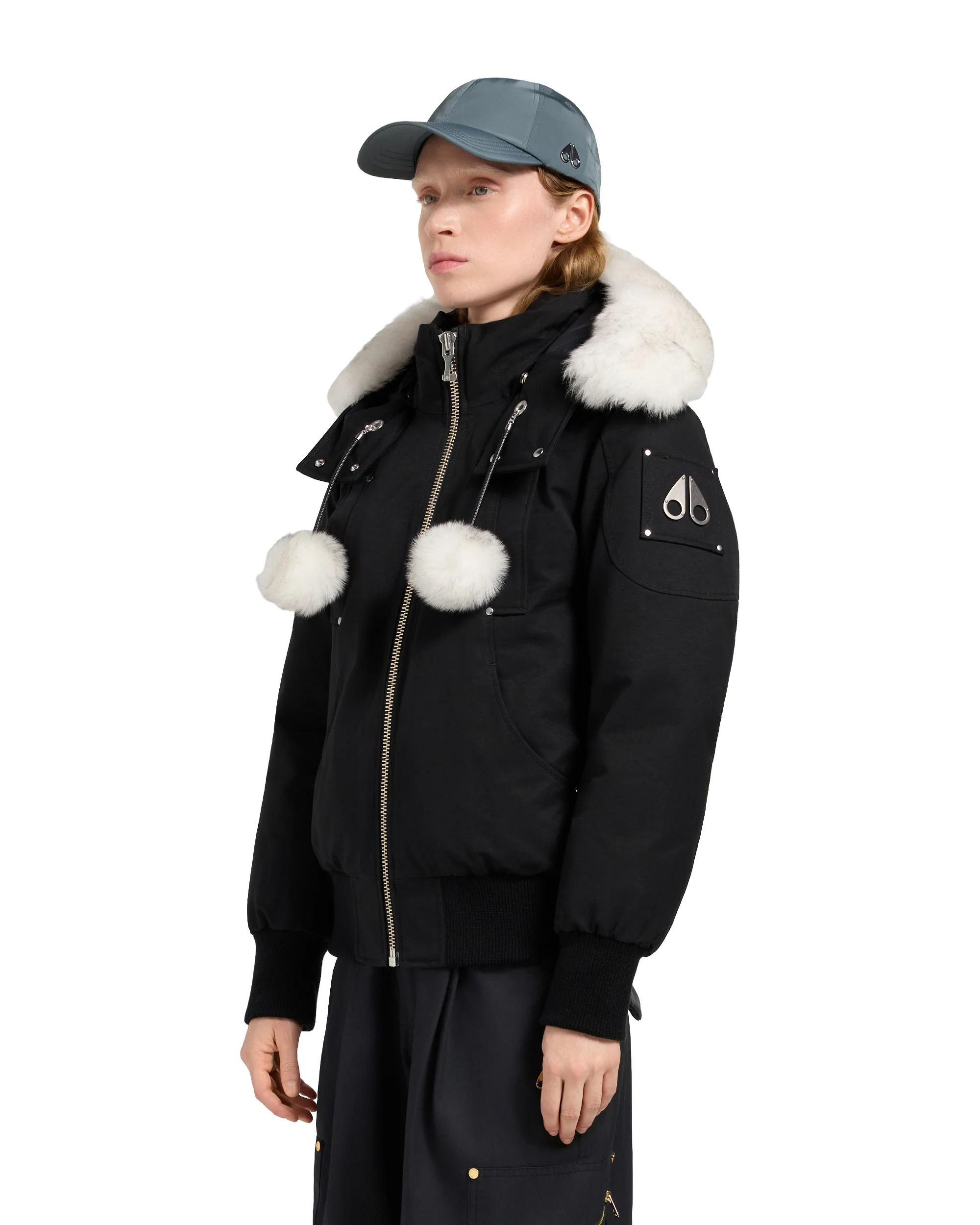 Debbie Bomber Black/Natural