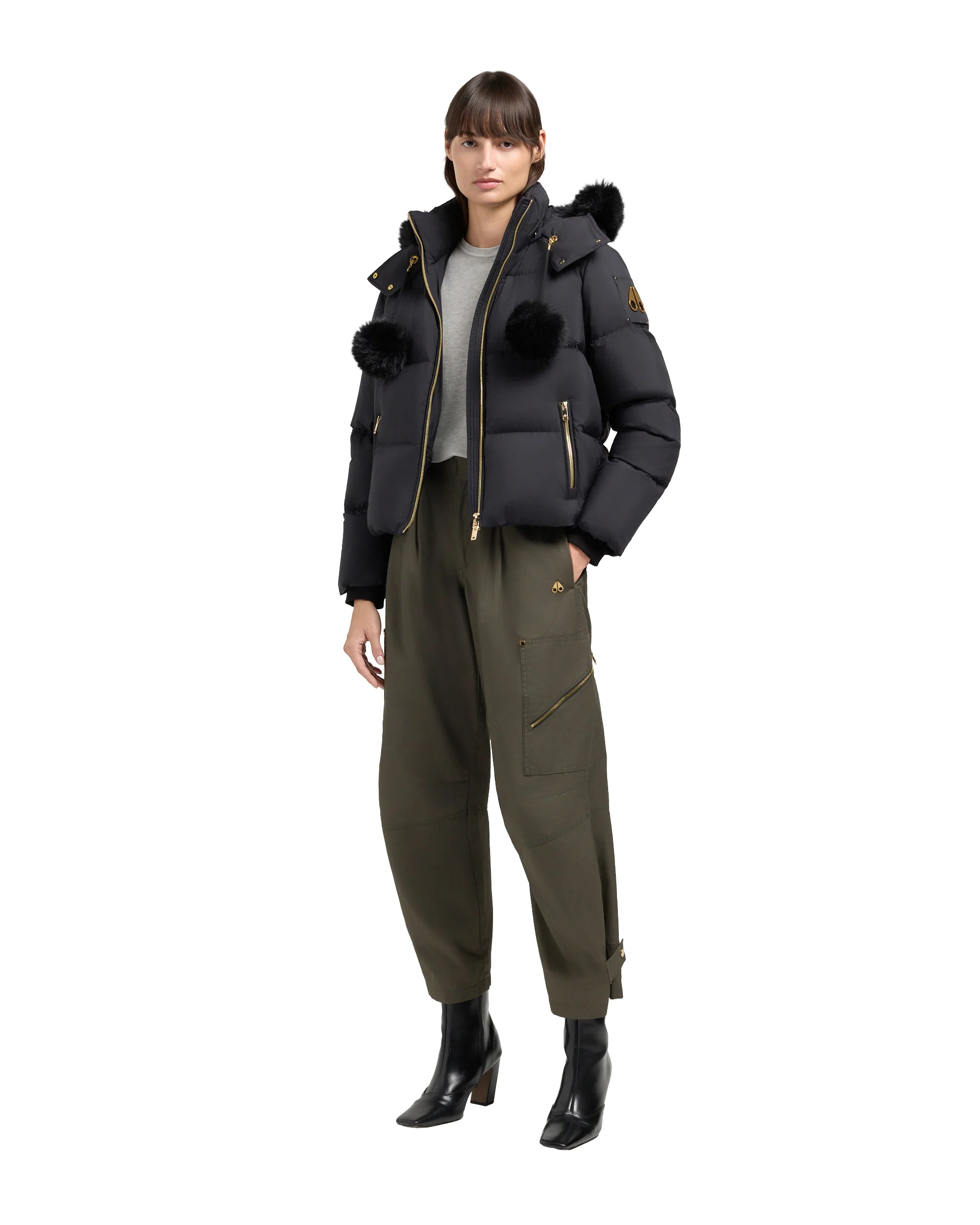 Misti Peak Puffer Gold Black/Black - Image 3