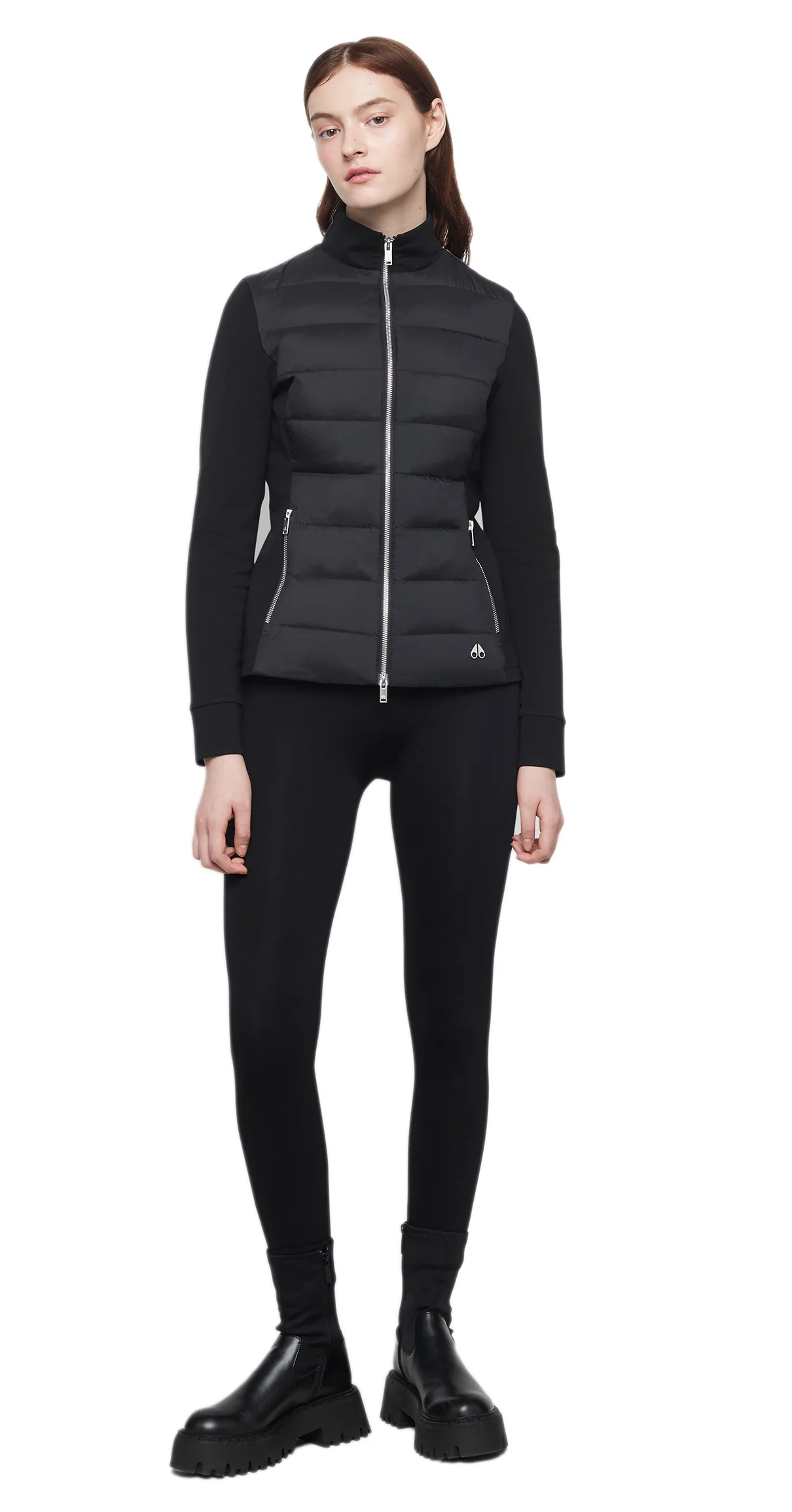 Naomi Hybrid Jacket Black - Image 2
