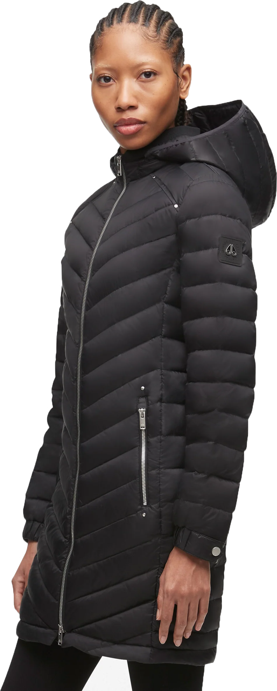W Air Down Parka Black