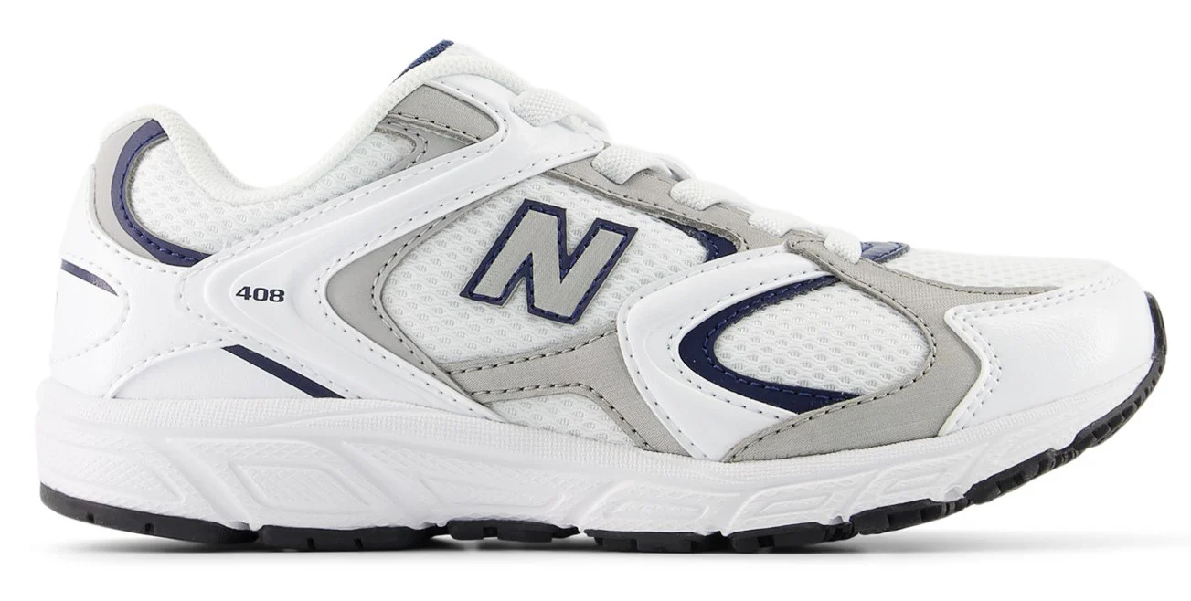 Preschool 408 Bungee Lace White