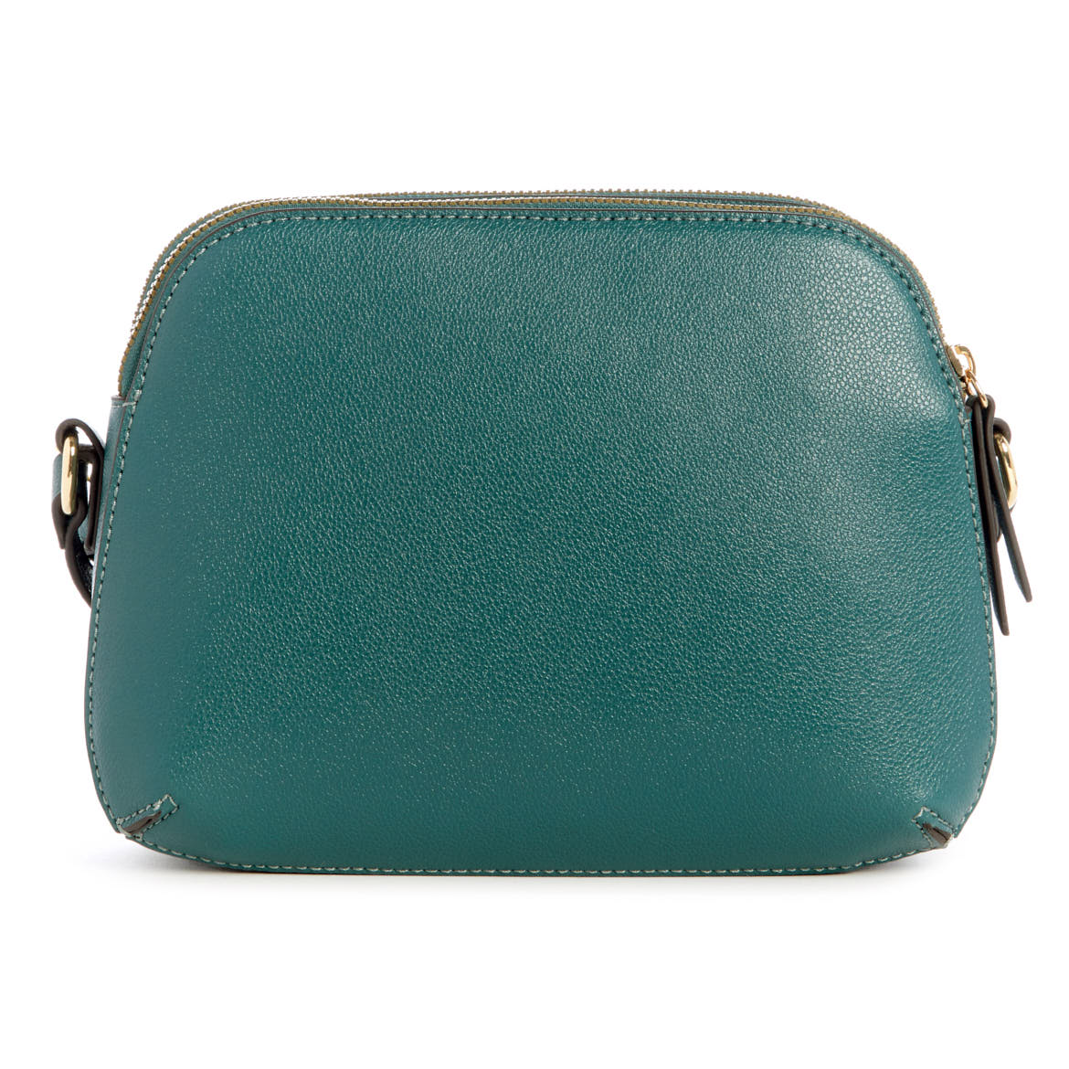 Eliena Mini DBL Zip Crossbody Bottle Green - Image 2