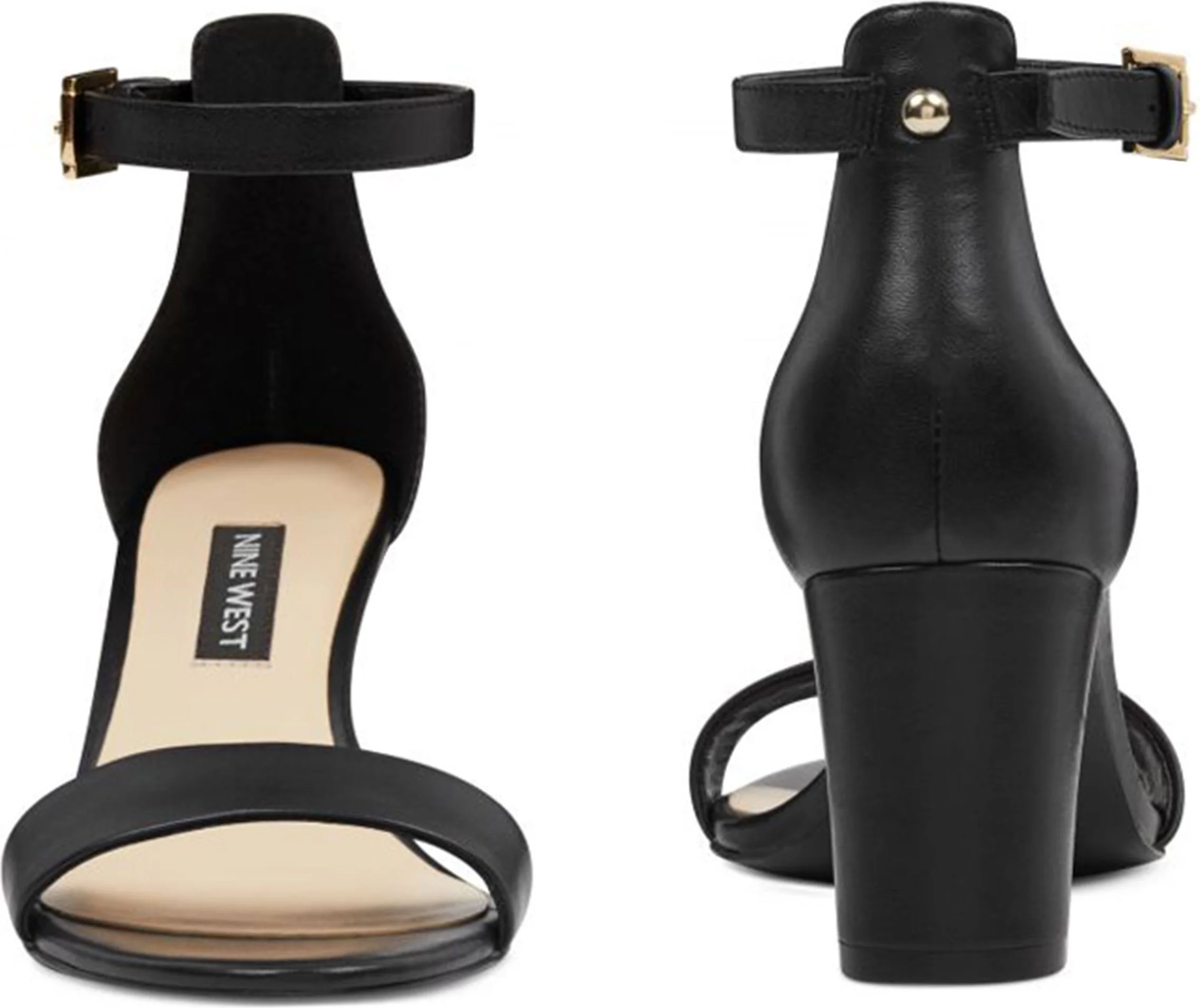 Pruce Black Ankle Strap Sandal - Image 5