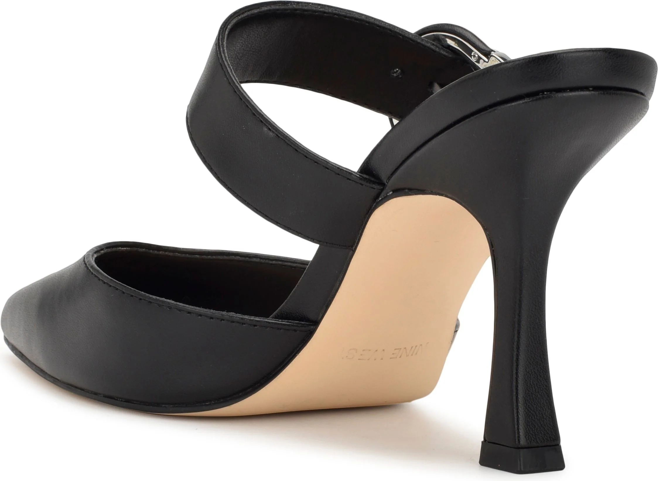 Sanra 3 Black Open Back Pump - Image 3