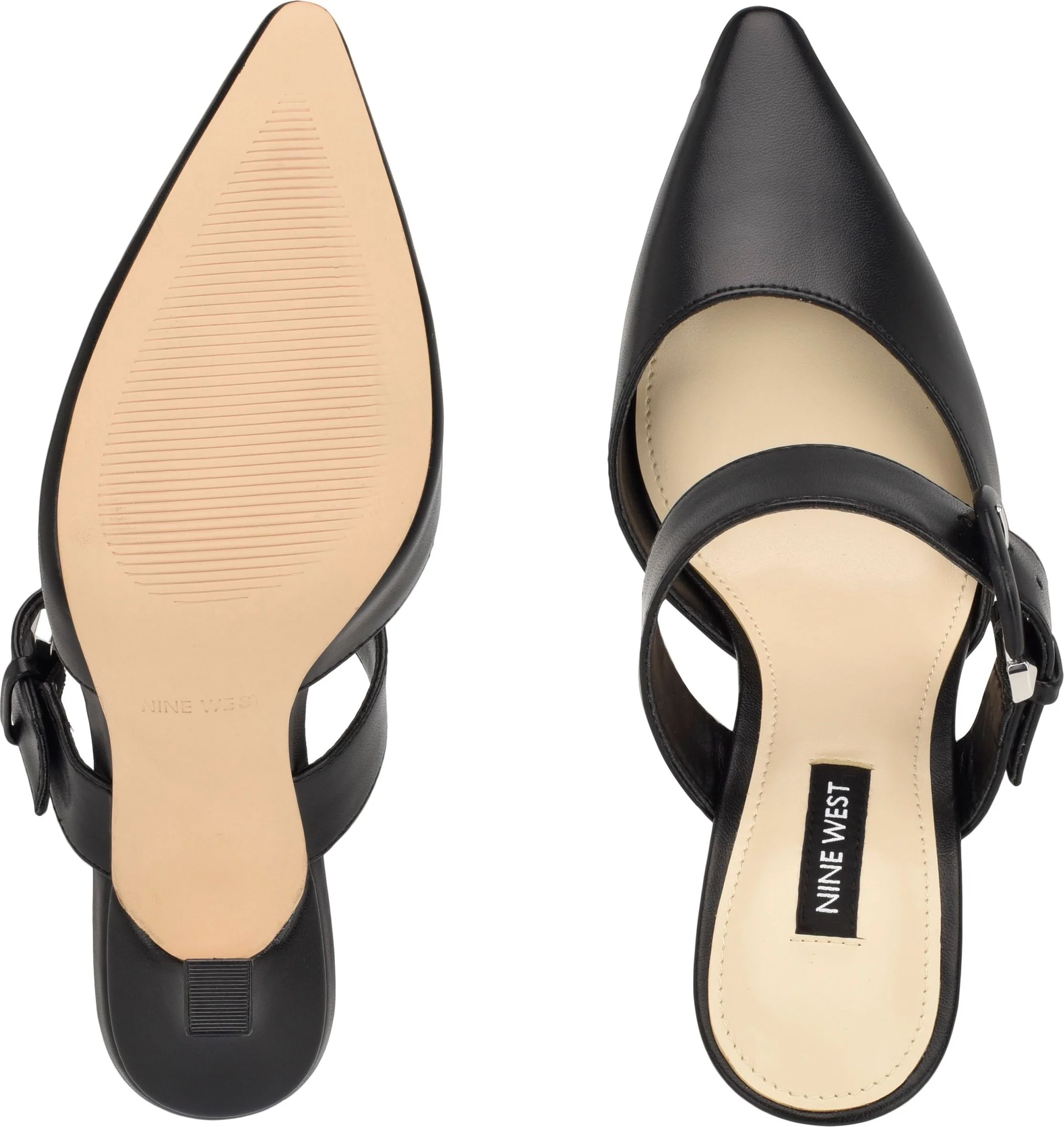 Sanra 3 Black Open Back Pump - Image 5