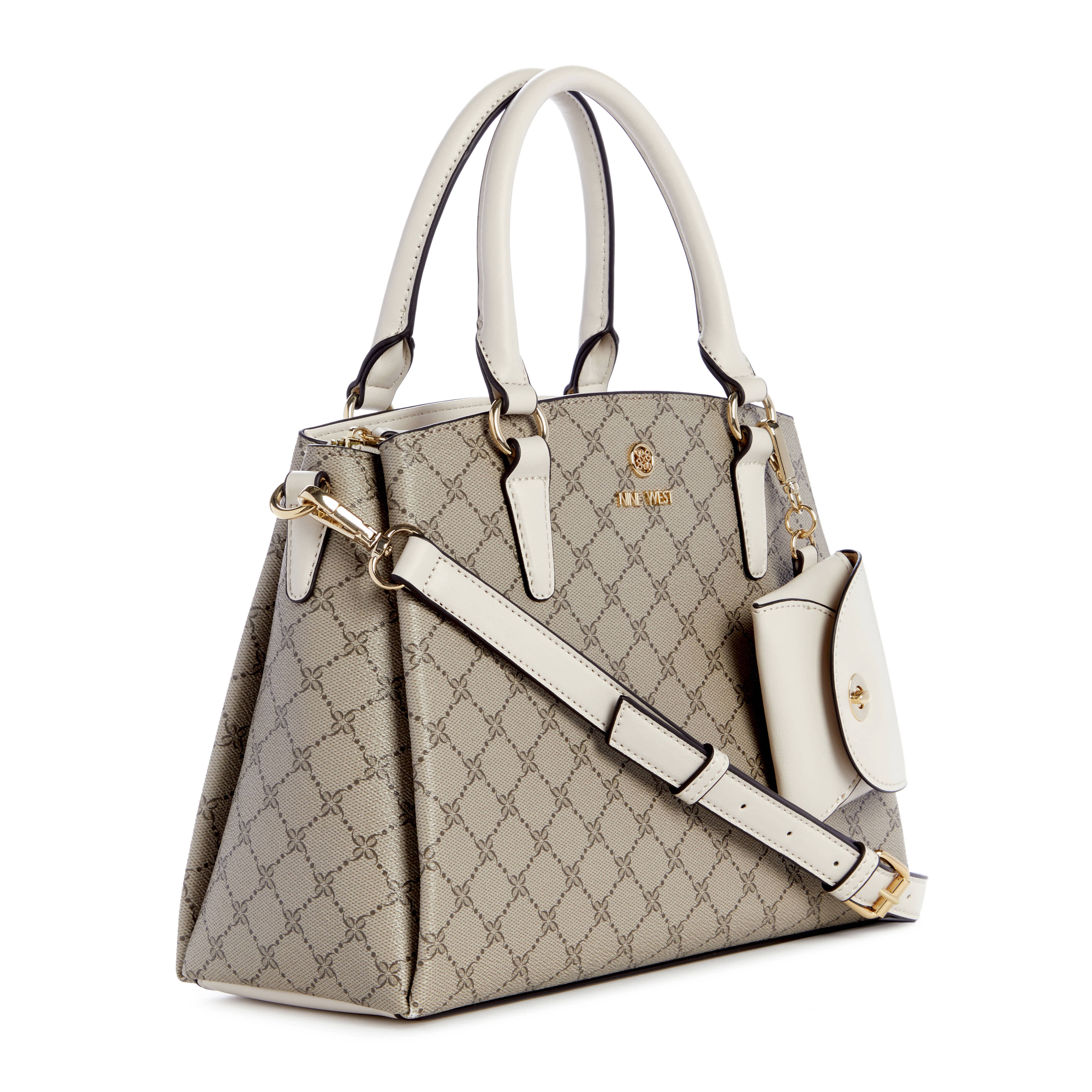 Siera Satchel Beige Logo/Milk - Image 3