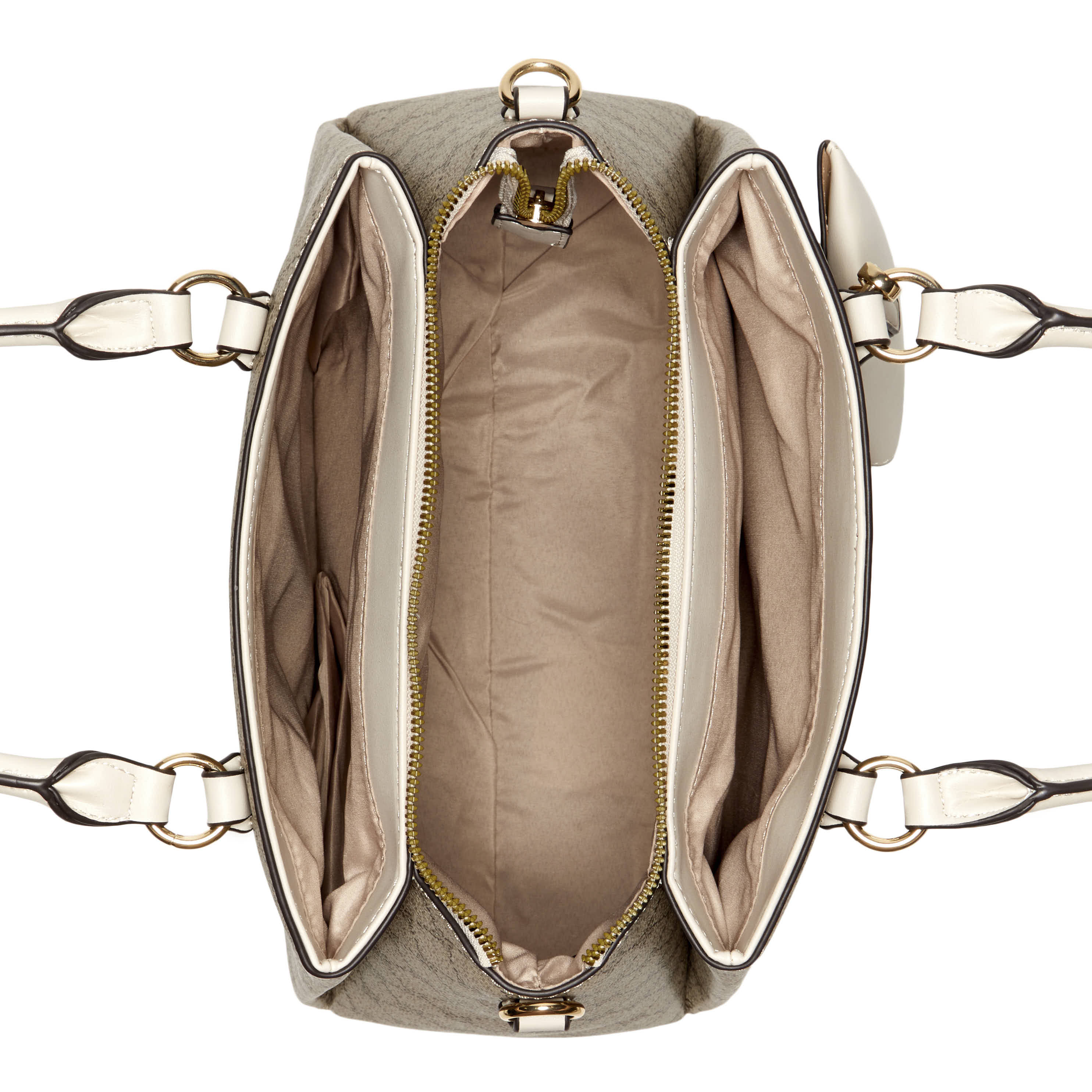 Siera Satchel Beige Logo/Milk - Image 4