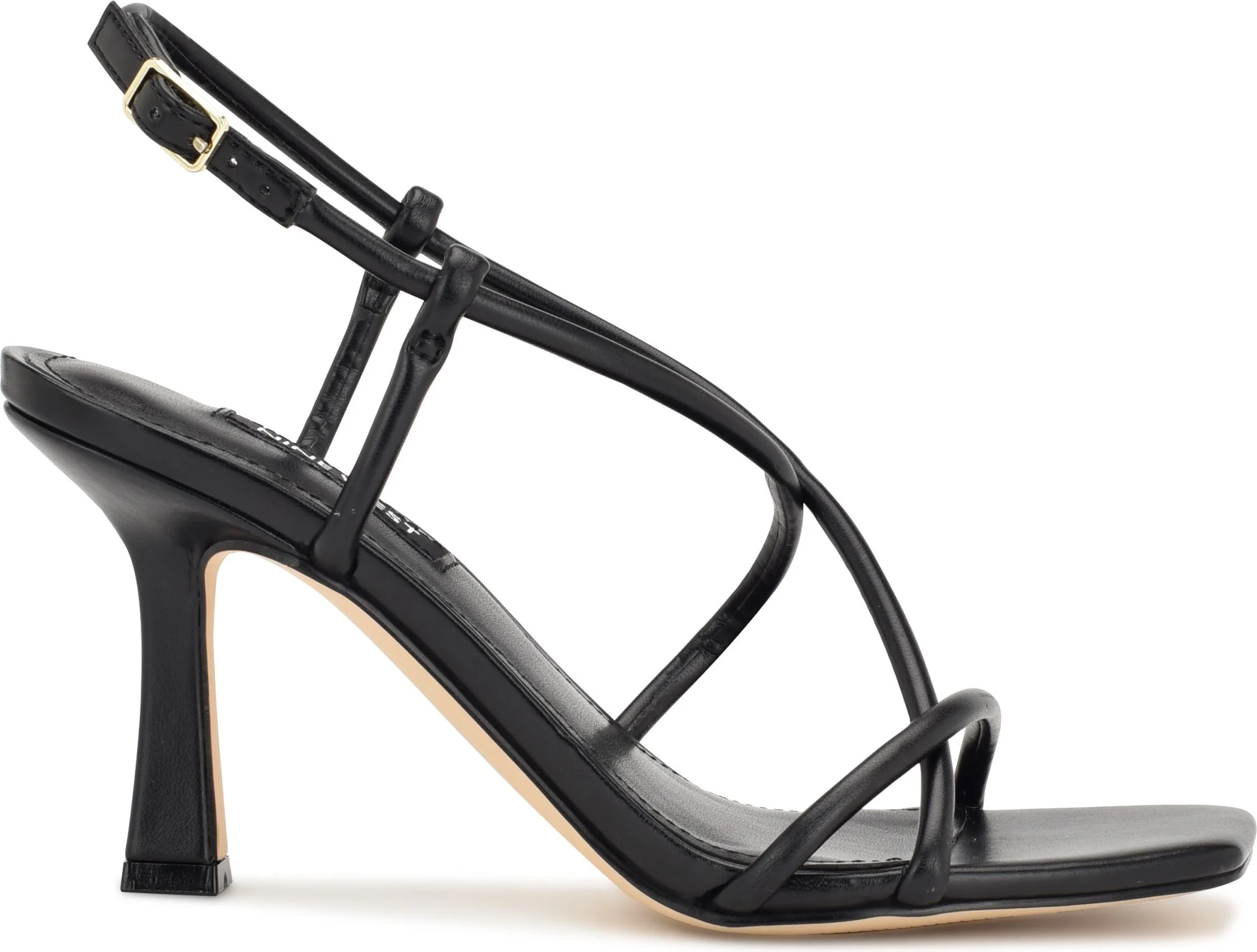 Yuki 3 Black Strappy Sandal - Image 2