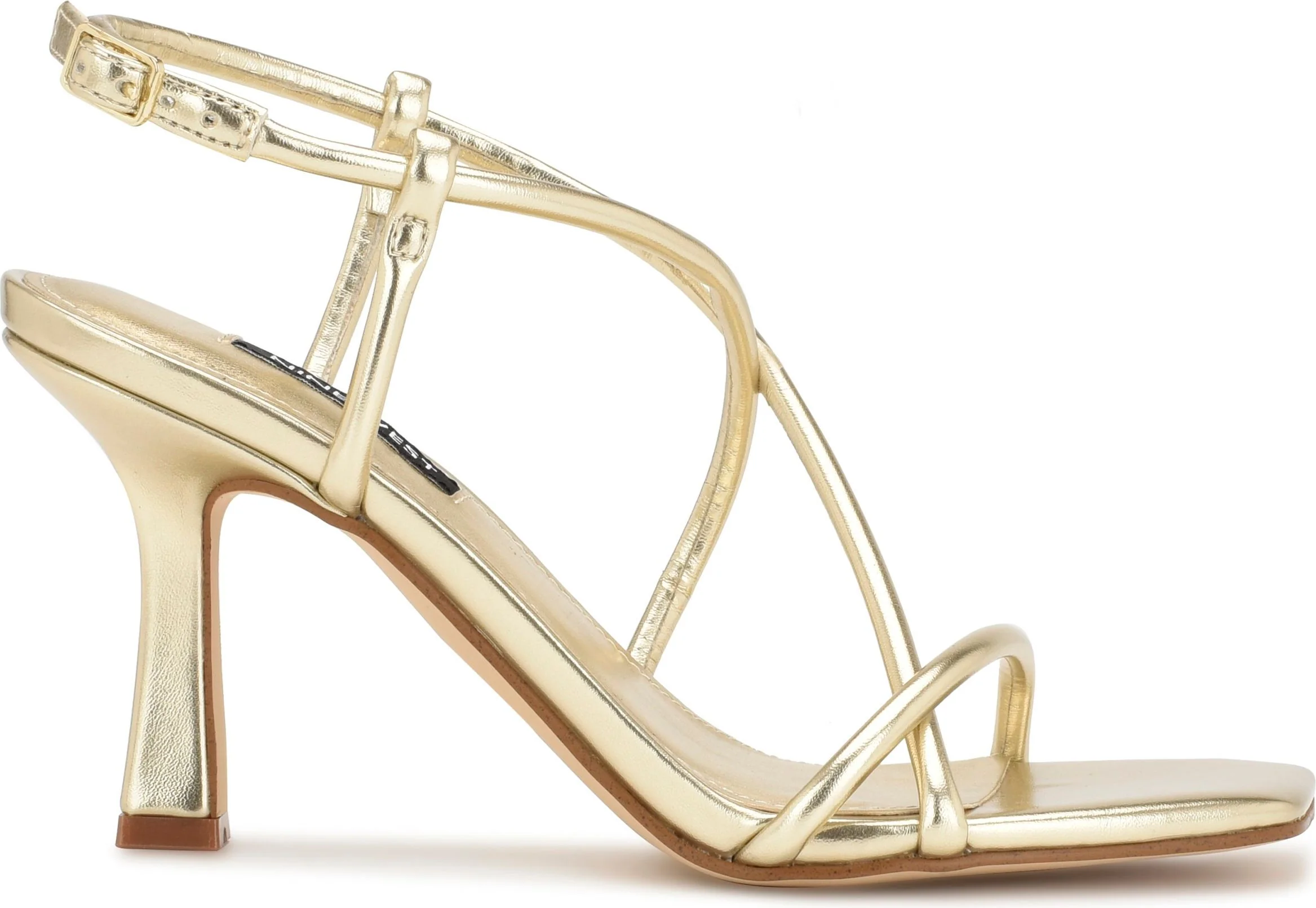 Yuki 3 Gold Strappy Sandal - Image 2