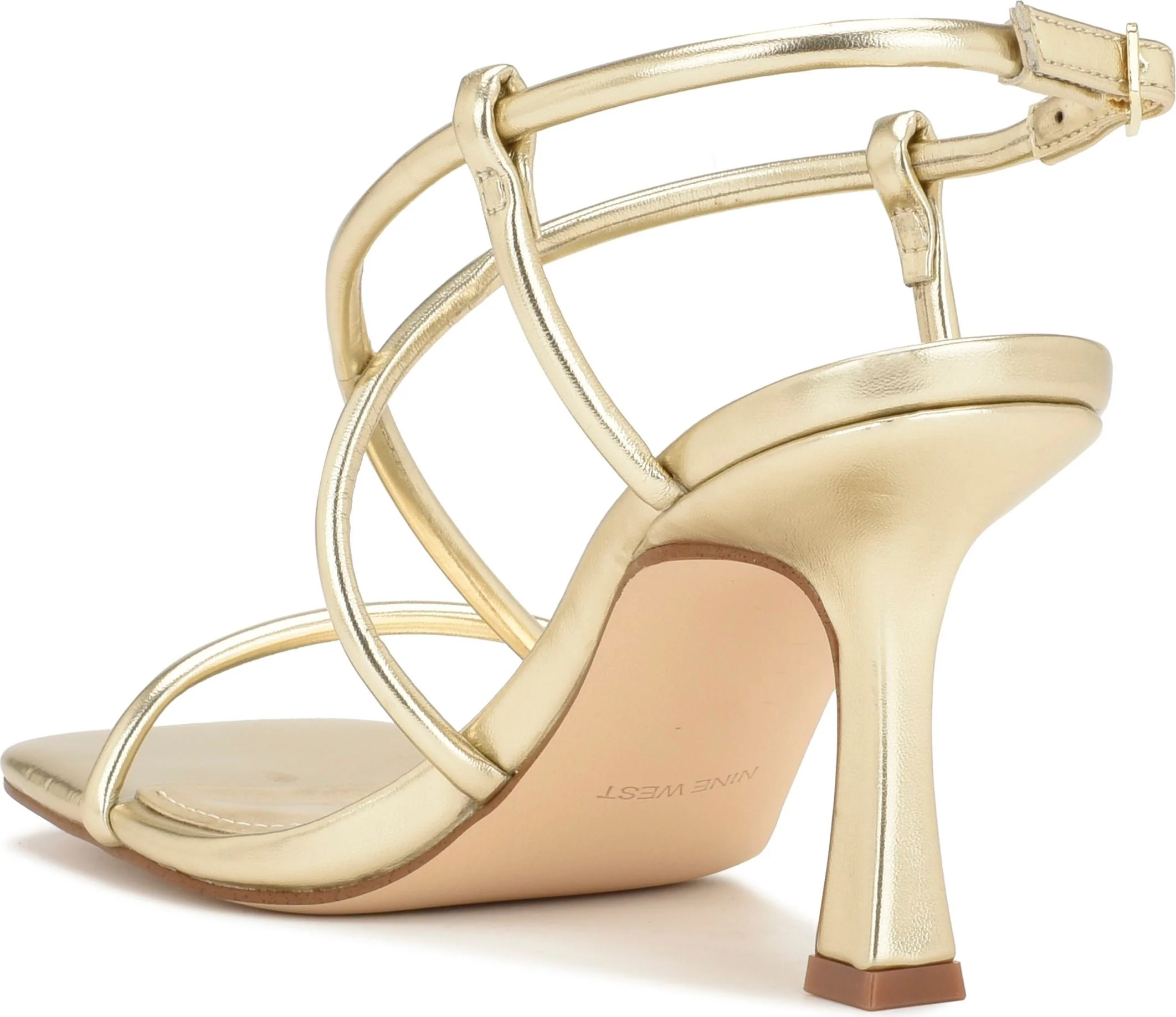 Yuki 3 Gold Strappy Sandal - Image 3