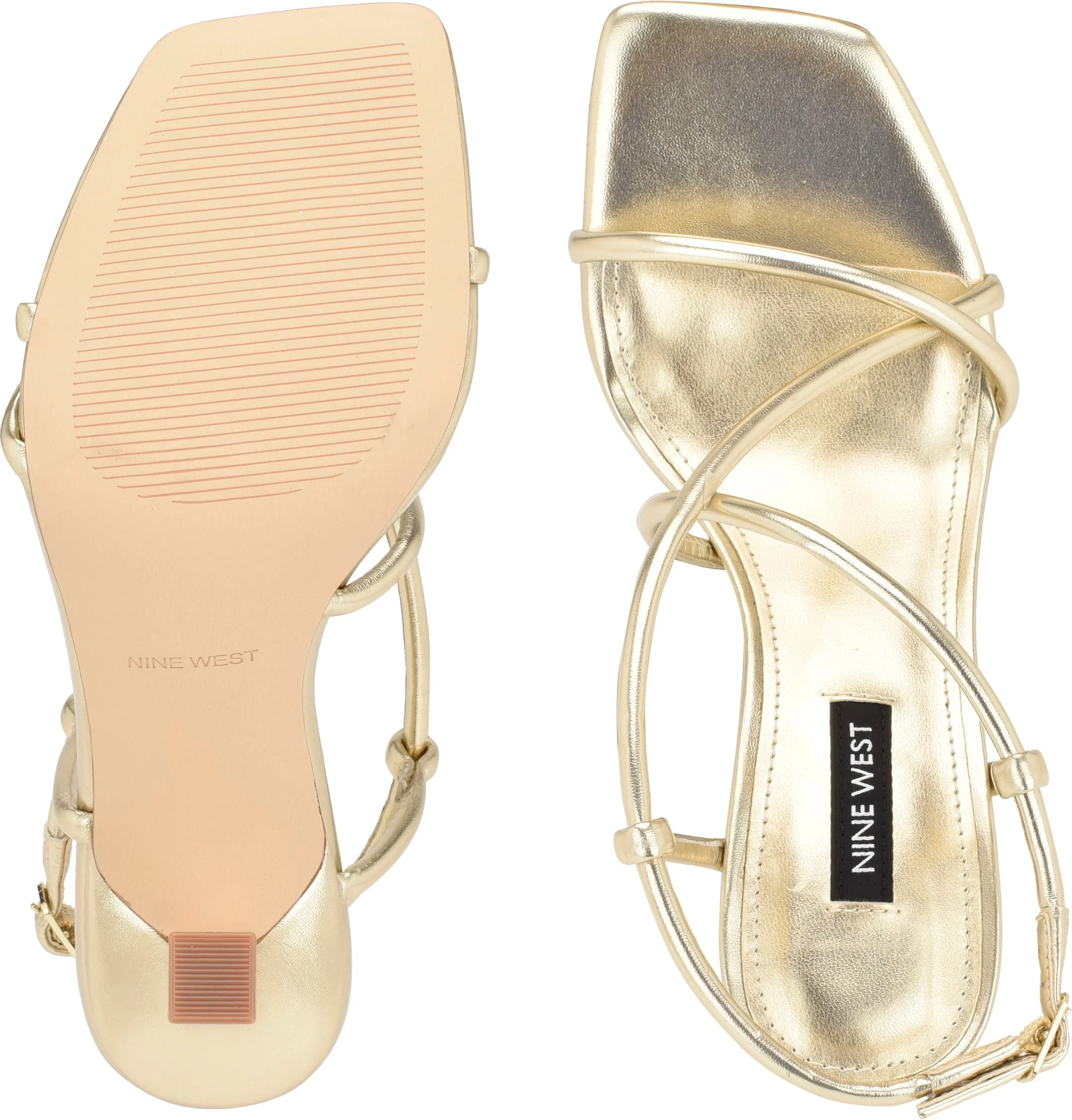 Yuki 3 Gold Strappy Sandal - Image 4