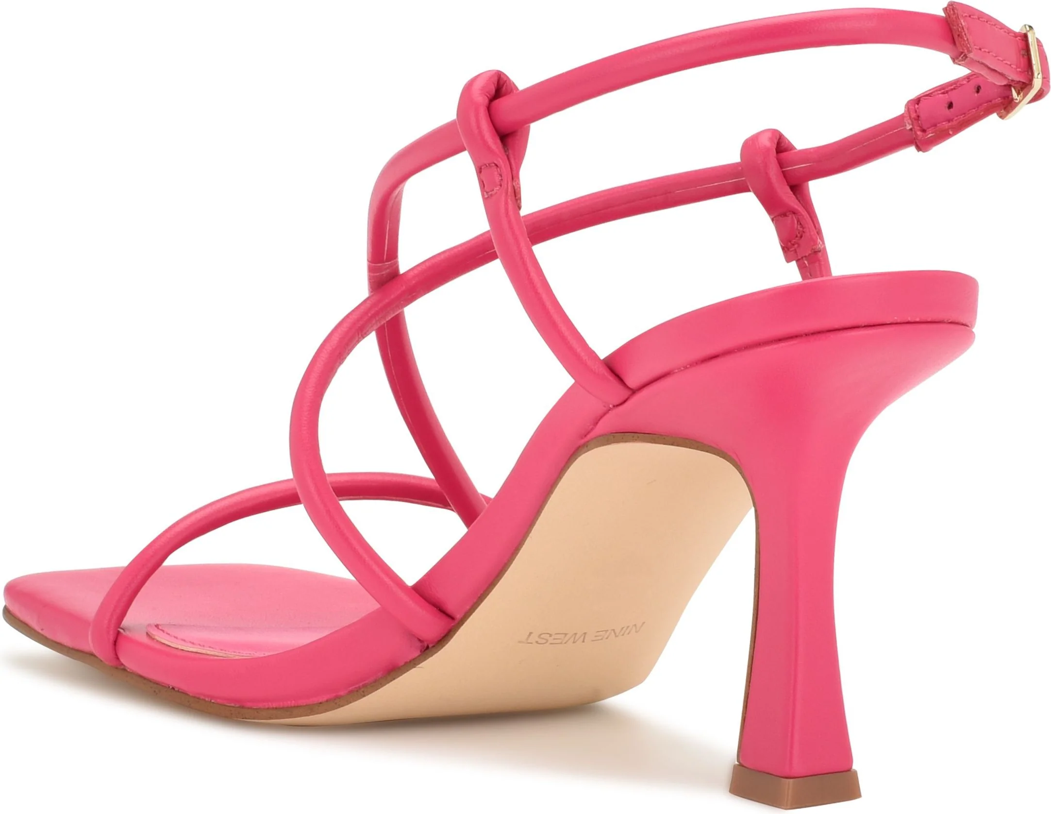 Yuki 3 Pink Strappy Sandal - Image 3